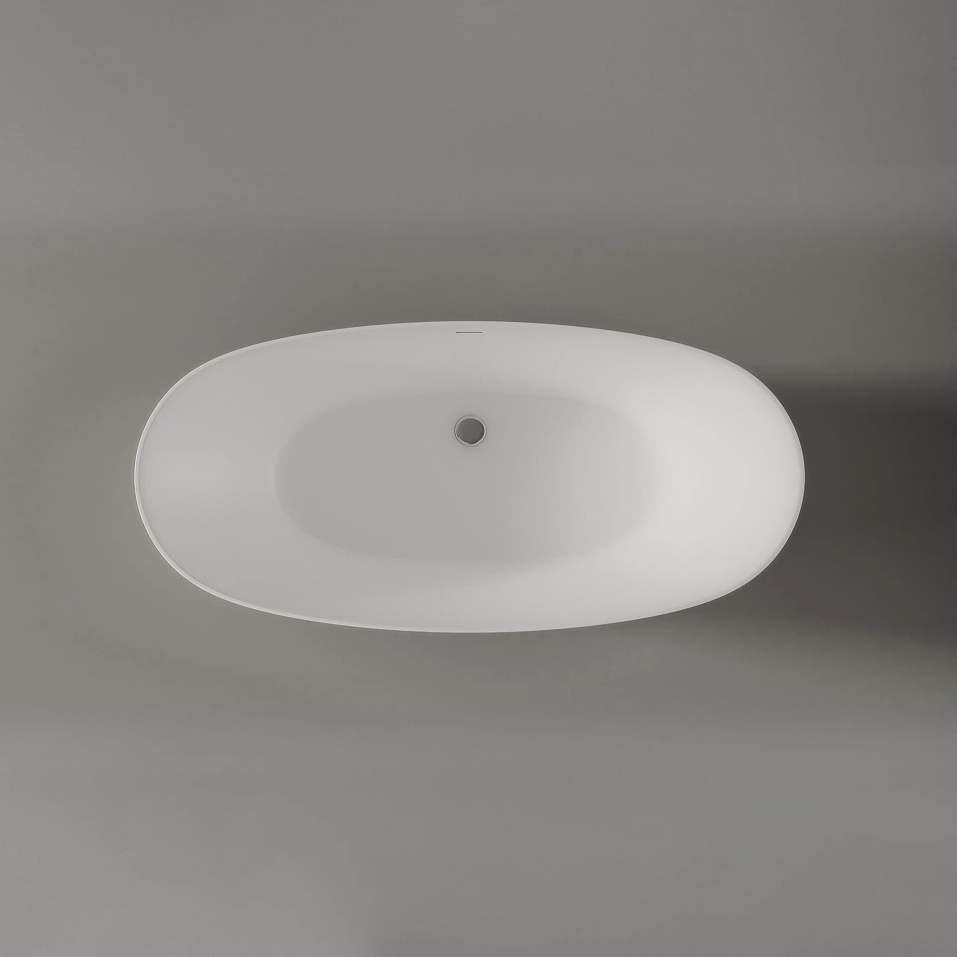 Bernstein Badewanne BELAQUA, Freistehende Badewanne / 170x80x58 cm / Weiß matt / Doppelwandig