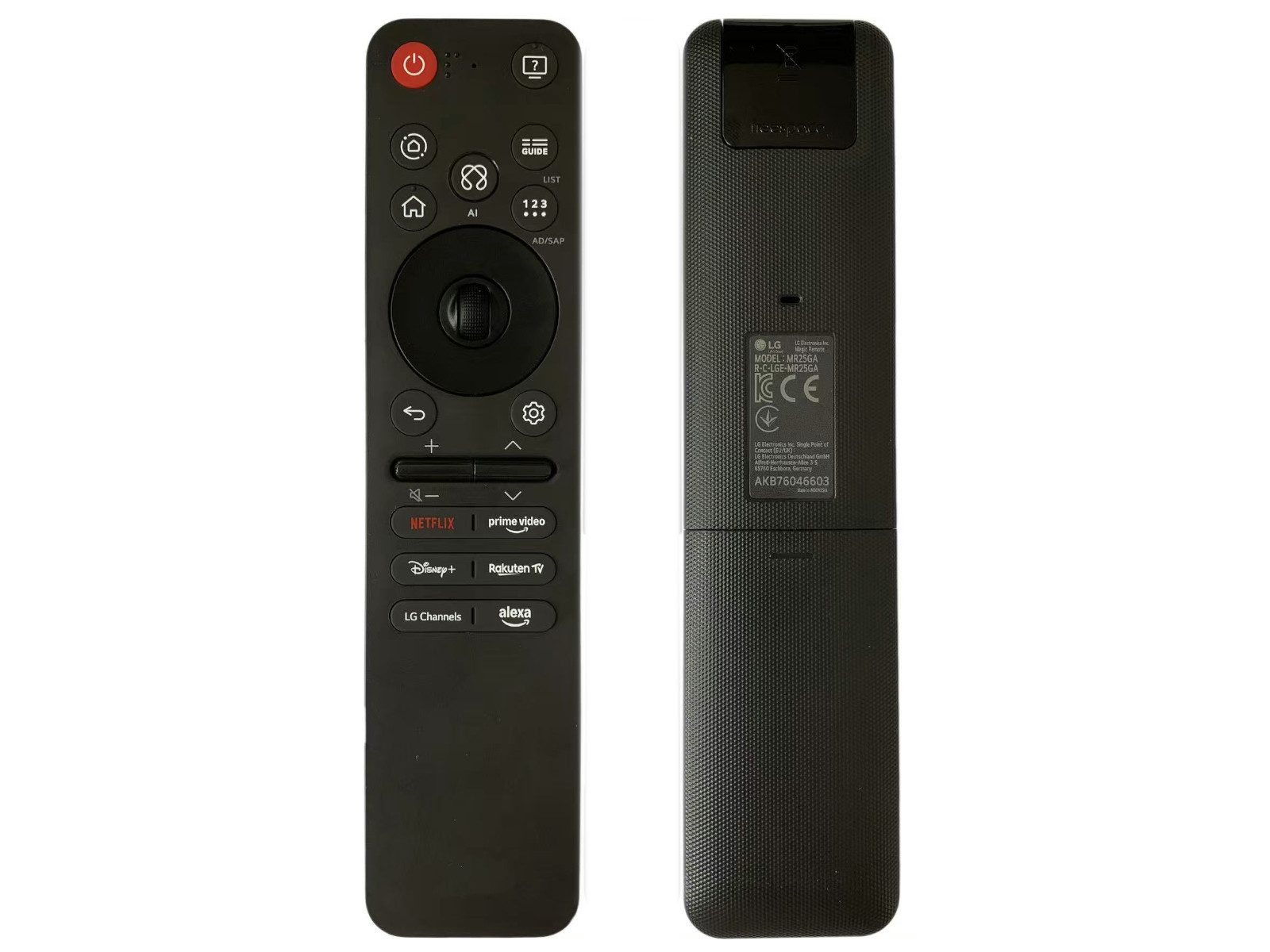 azurano Ersatz für LG Magic Voice remote Fernbedienung (Magic Voice remote, MR25GA, AKB76046603, LG)