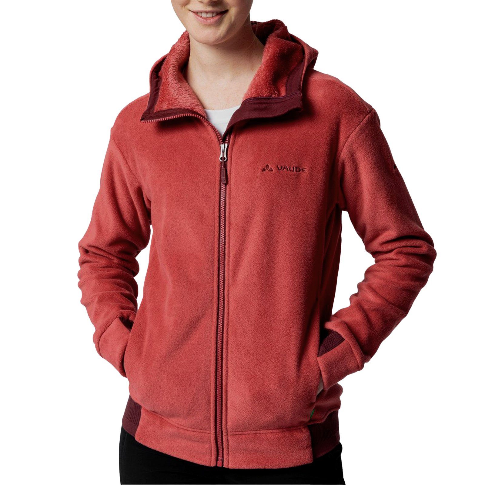 mit Fleece Neyland Fleecejacke Fleece 804 VAUDE brick 300er Hoody