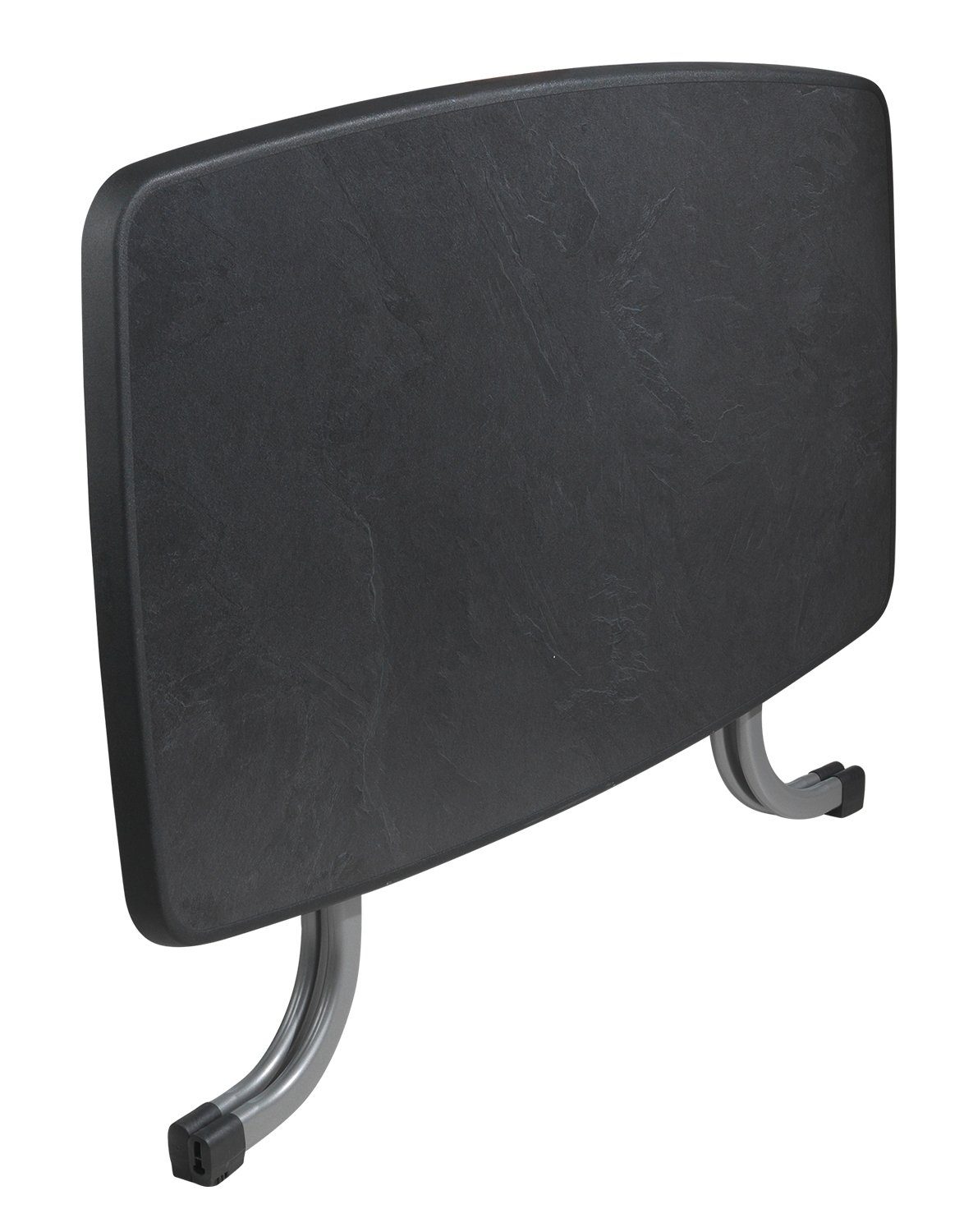 Sieger Gartenmöbel Gartentisch MECALIT, Graphitfarben, Schieferoptik, Metall, B 150 cm x T 90 cm, klappbar
