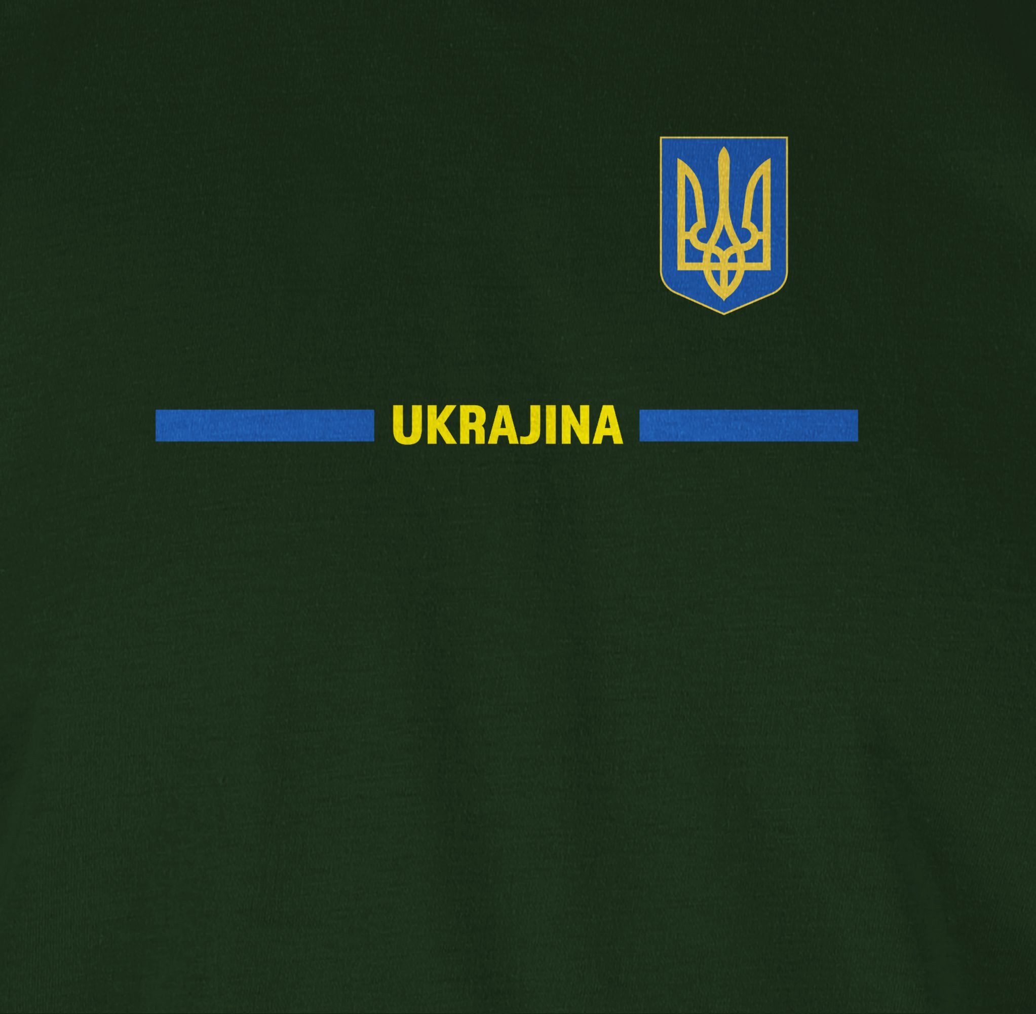 Shirtracer T-Shirt Ukraine Trikot Wappen, Україна mit Stolz, Ukrainisches Fan-Motiv 2026 Fussball WM Fanartikel