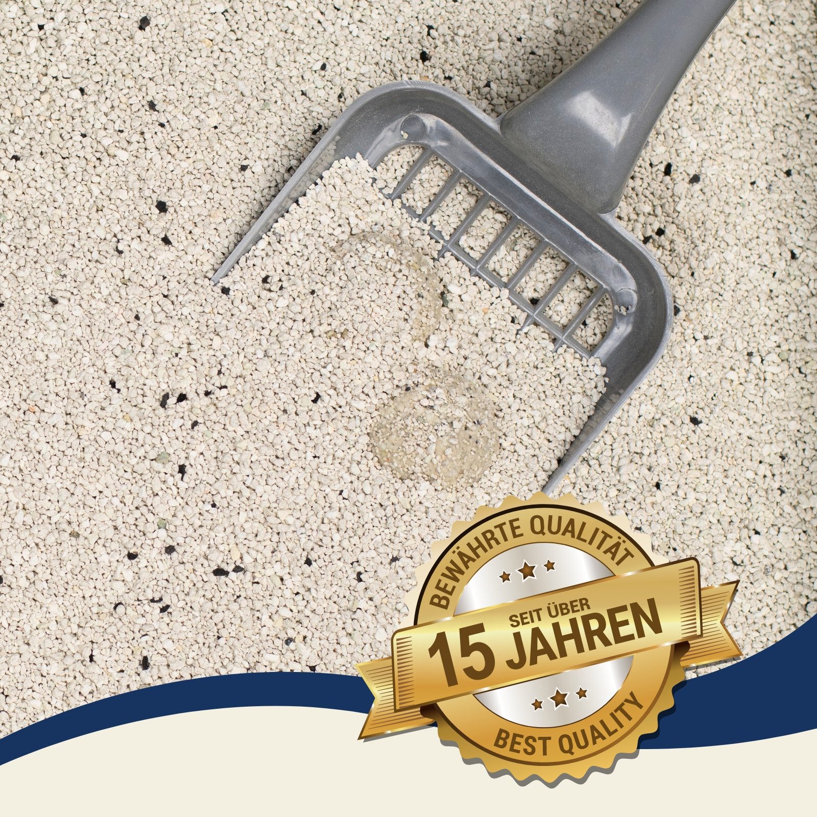 Lyra Pet Katzenstreu 2 x 15 Liter Lyra Pet® SilverCat® Katzenstreu Bentonit mit Aktivkohle, mit Aktivkohle, klumpend, staubfrei