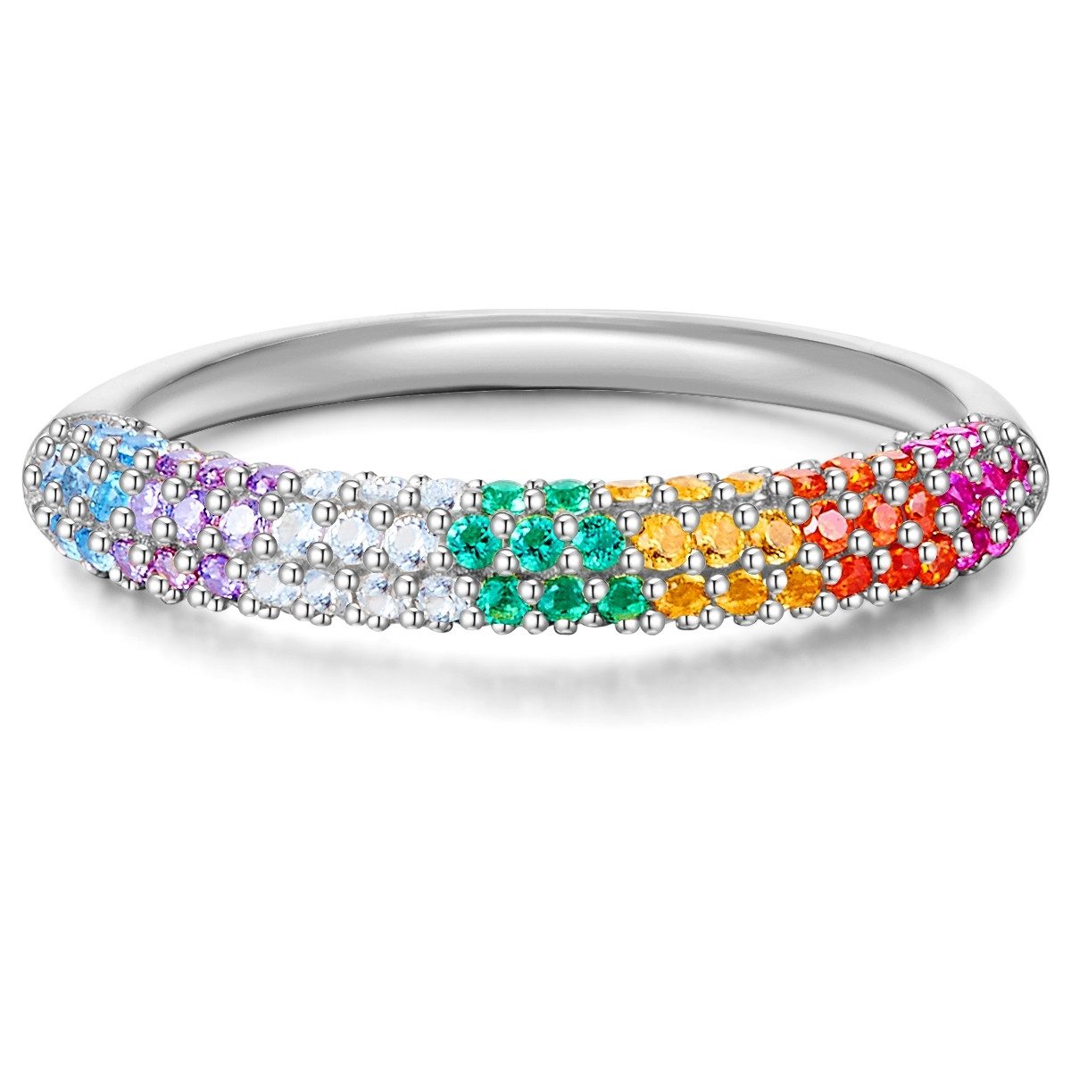 Glanzstücke München Fingerring GSM973 (1-tlg), aus Sterling Silber