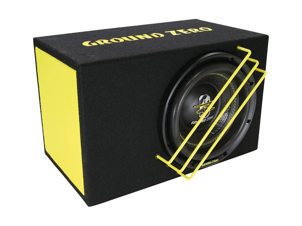 Ground Zero GZRB 25SPL 25 cm SPL Bassreflex Gehäusesubwoofer Auto-Subwoofer (500 W, max.: W 25 cm)