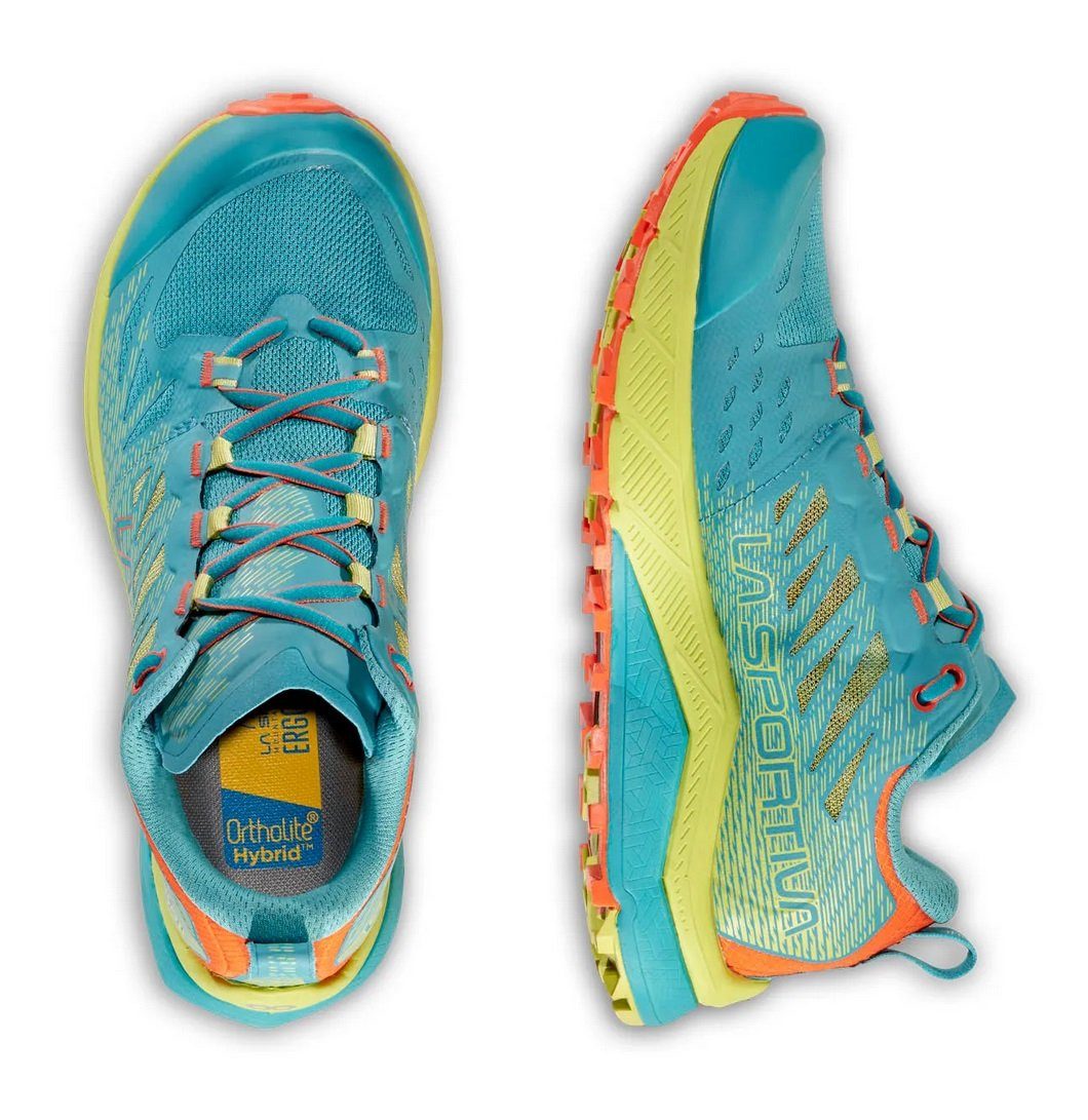 La Sportiva Trail-Laufschuhe Jackal II lagoonblau/gelb Damen Wanderschuh