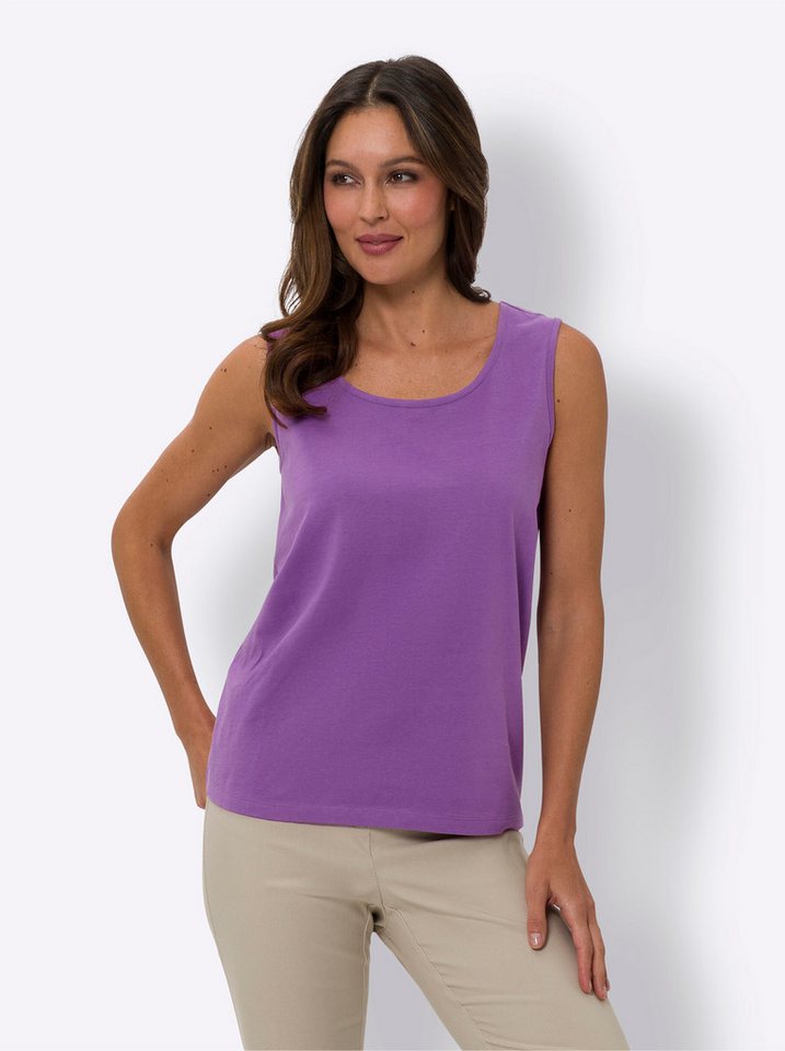 Sieh an! Shirttop Shirttop Ärmellos