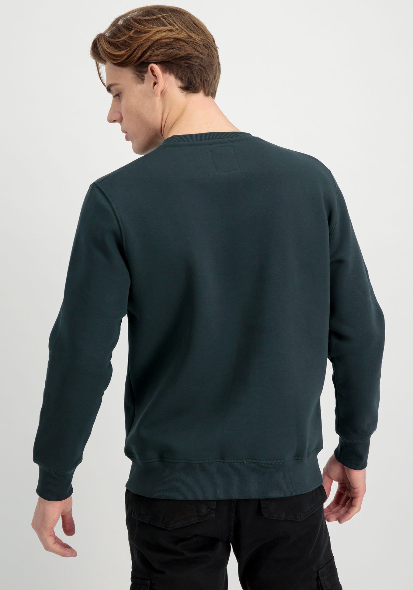 petrol Sweatshirt Alpha Industries Basic dark Sweater