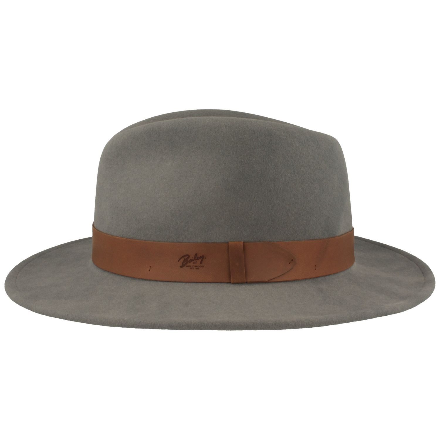 Bailey Filzhut knautschbarer Outdoorhut mit breitem Lederband