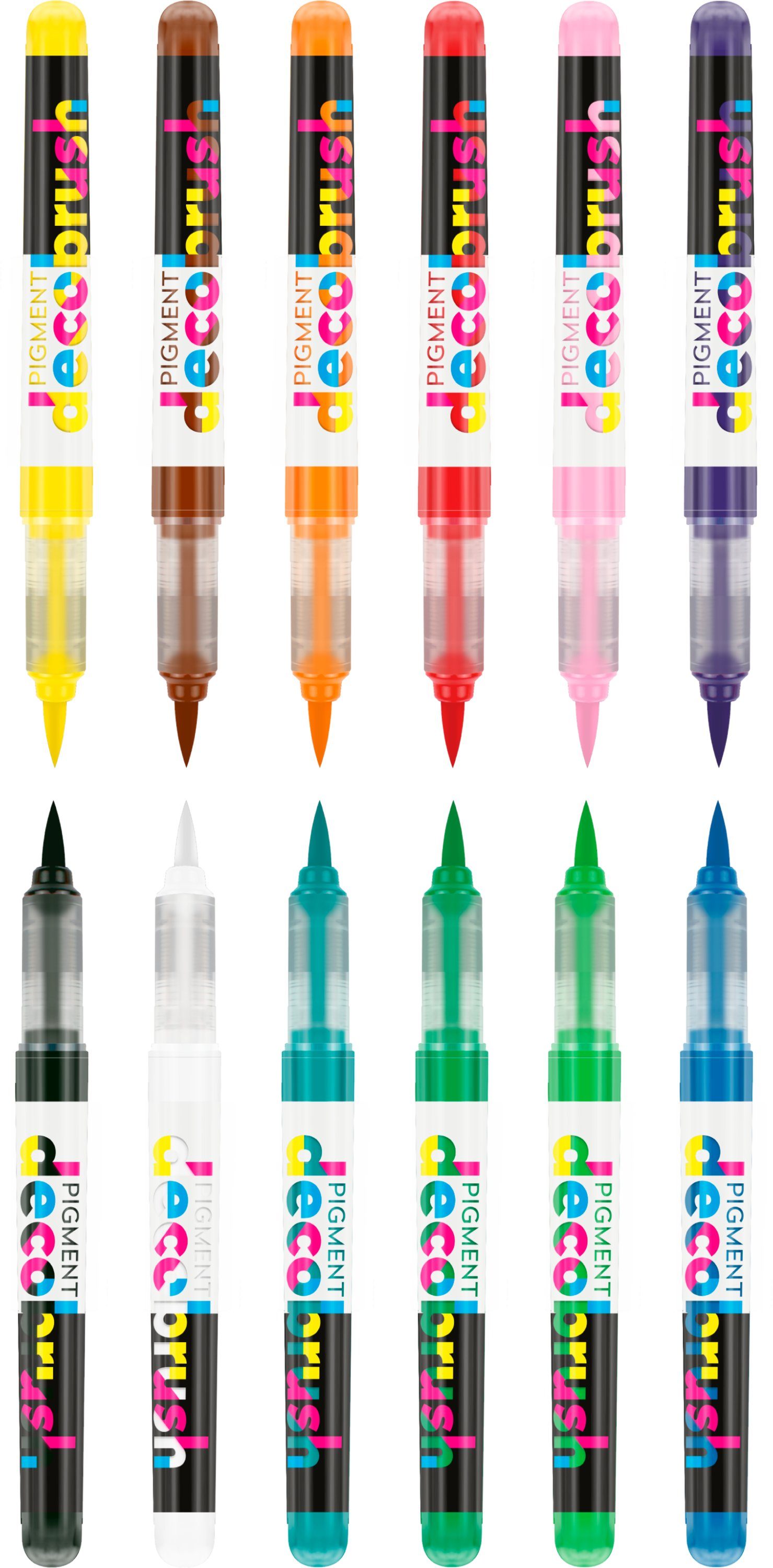 karin Pinselstift PIGMENT Decobrush Collection, 12 Stück