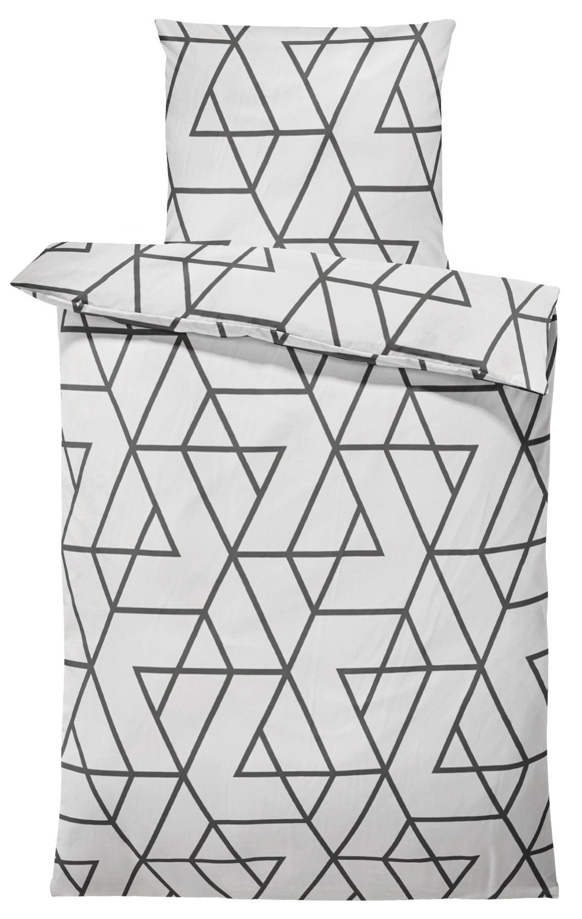 One Home Bettwäsche Geometrisch, Mikrofaser, 2 günstig online kaufen