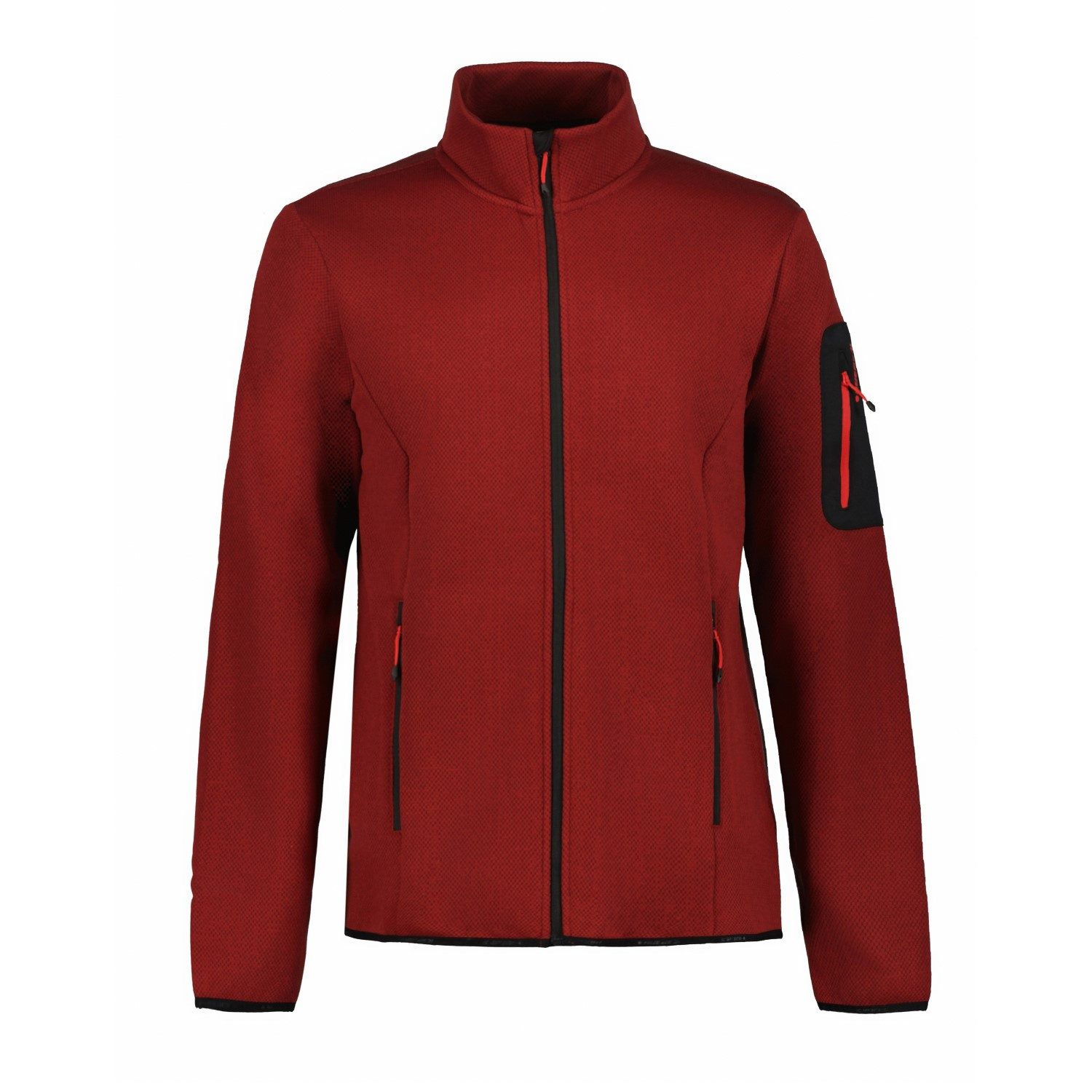 Strickfleecejacke Bredstedt Midlayer Jacke Kapuze
