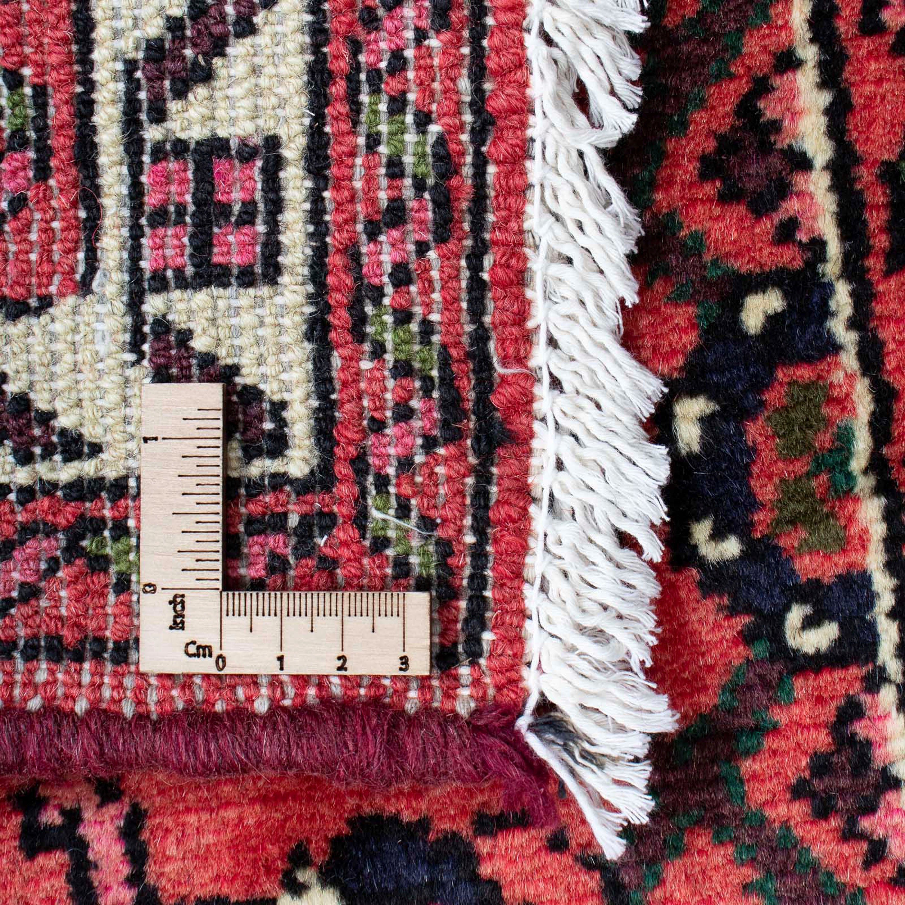 Orientteppich Perser Handgeknüpft, mit rechteckig, dunkelrot, Zertifikat Höhe: 68 10 - Nomadic Wohnzimmer, mm, - Einzelstück - 196 morgenland, cm x