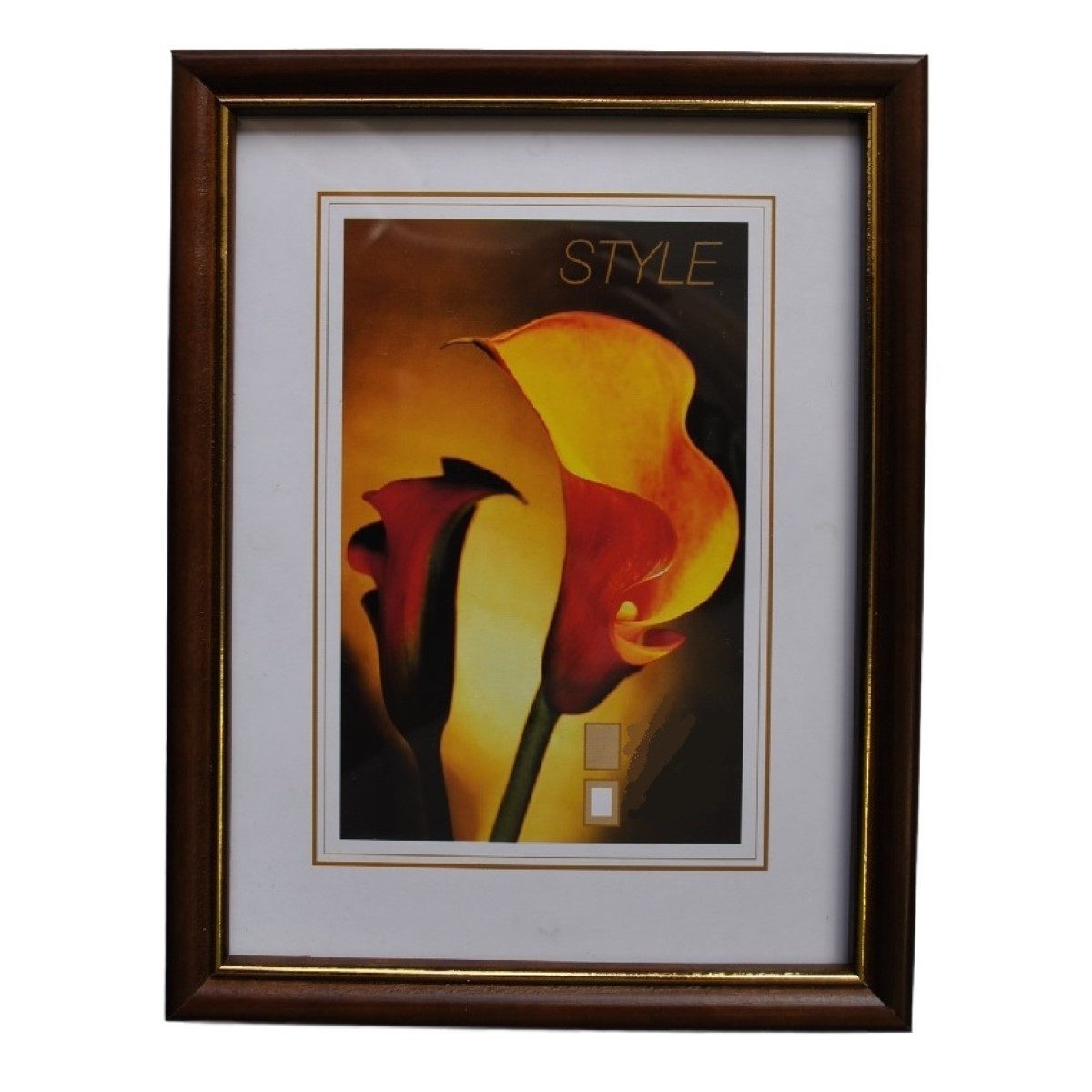 Hama Bilderrahmen Holz-Rahmen Kiel Bilder-Rahmen Dunkelbraun 15x20, (einzel günstig online kaufen