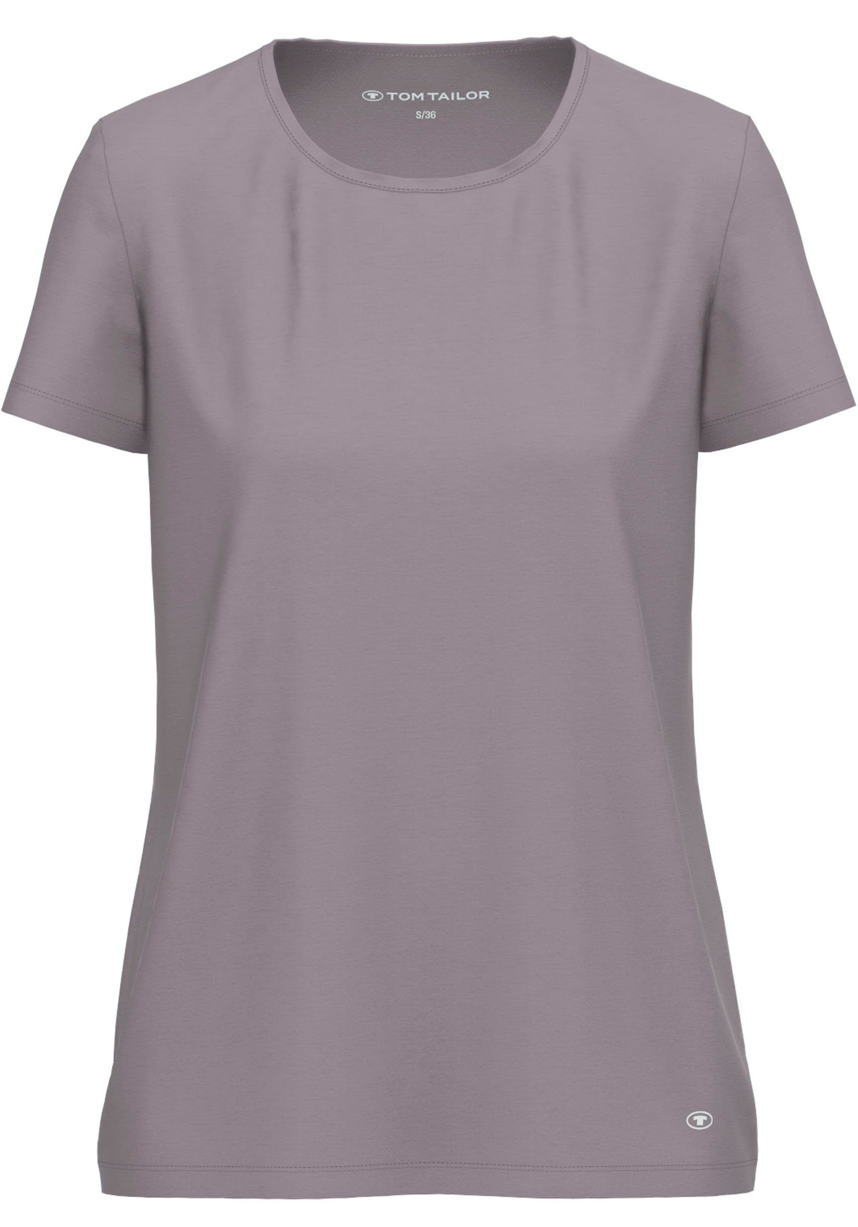 TOM TAILOR T-Shirt Florence Kurzarm, Rundhalsausschnitt günstig online kaufen