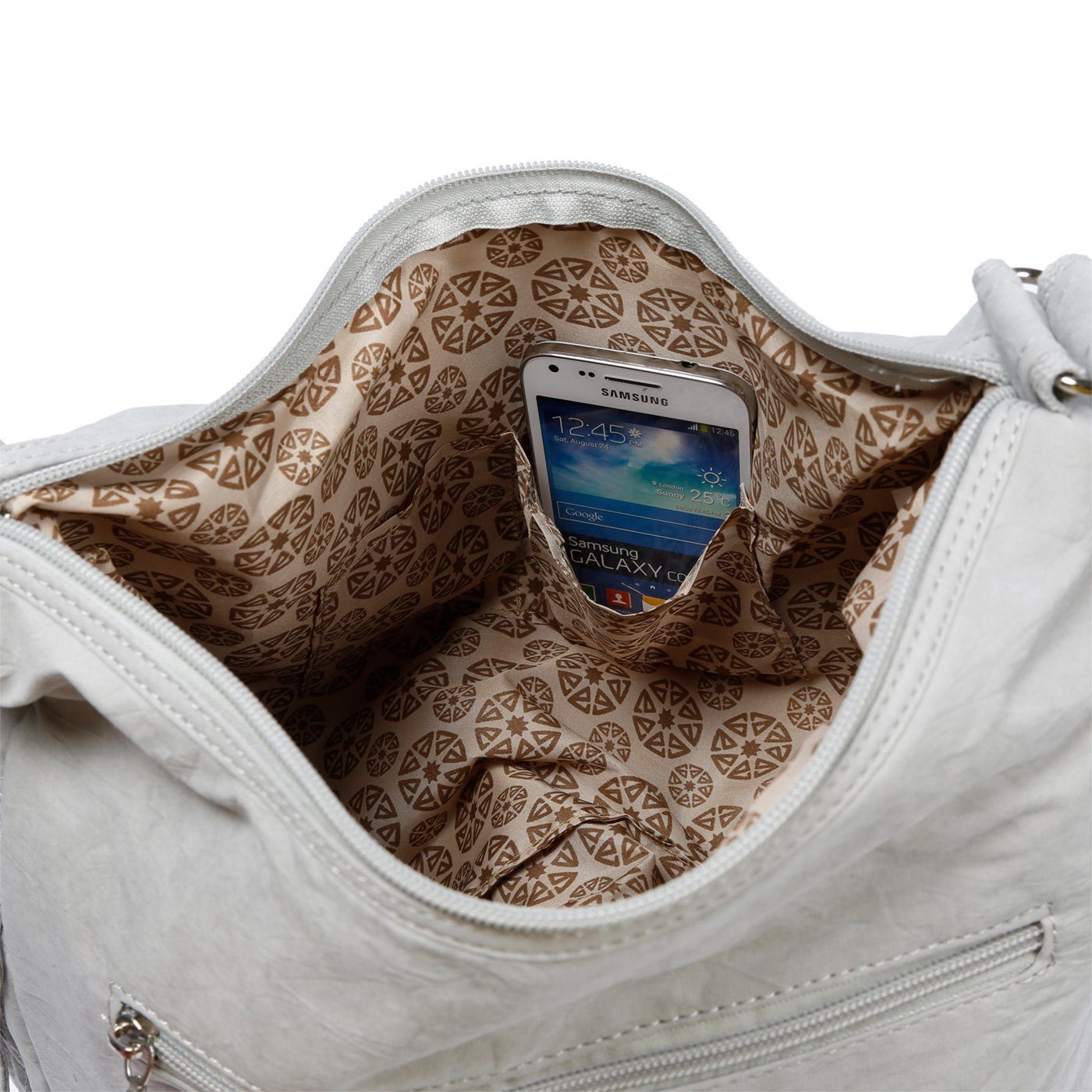 Christian Wippermann Umhängetasche Damenhandtasche Schultertasche Umhängetasche Crossover (einzeln) – Bild 5 von 5