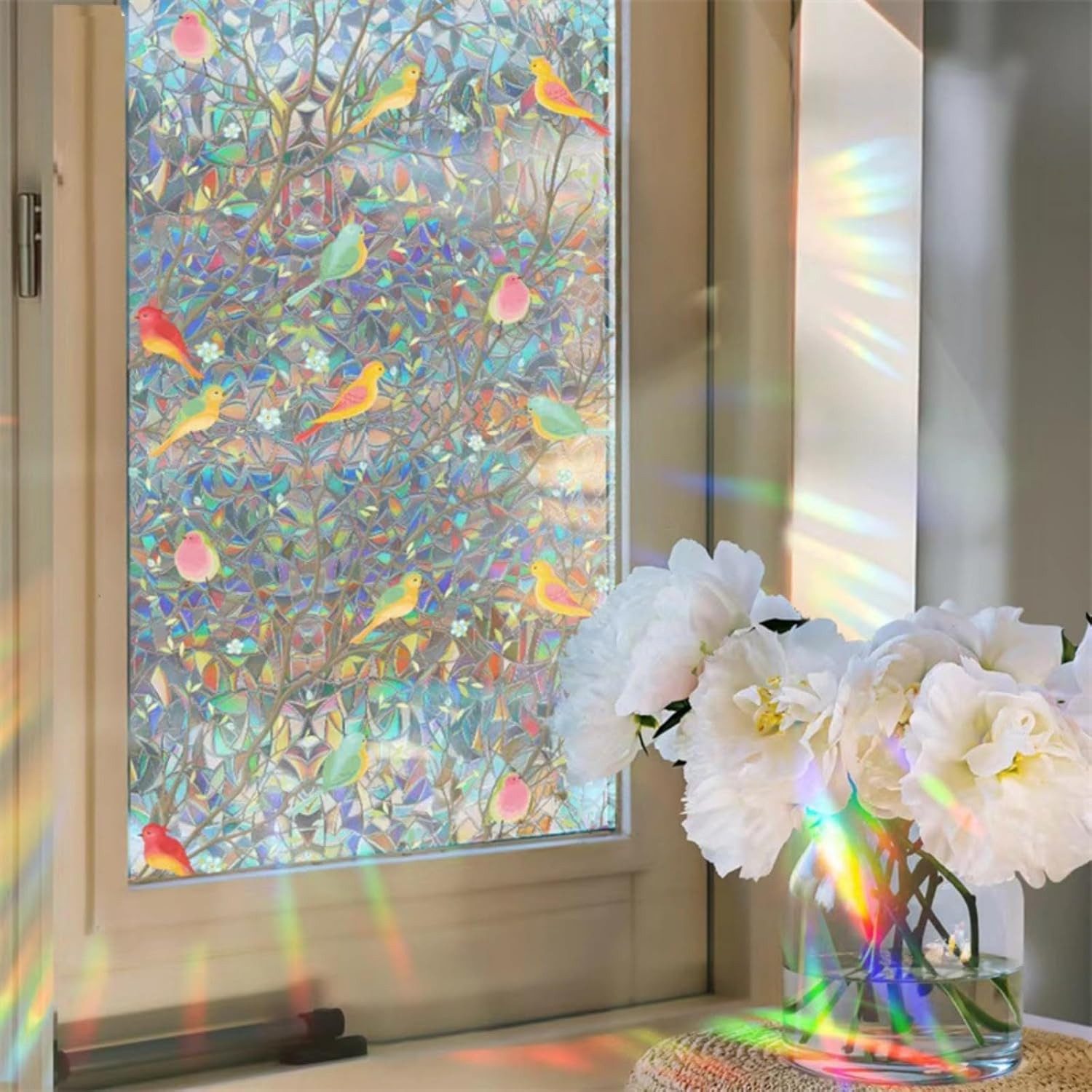 Coonoor Fensterfolie Elektrostatische Fensterfolie, bunte Fensterfolie, Vin günstig online kaufen