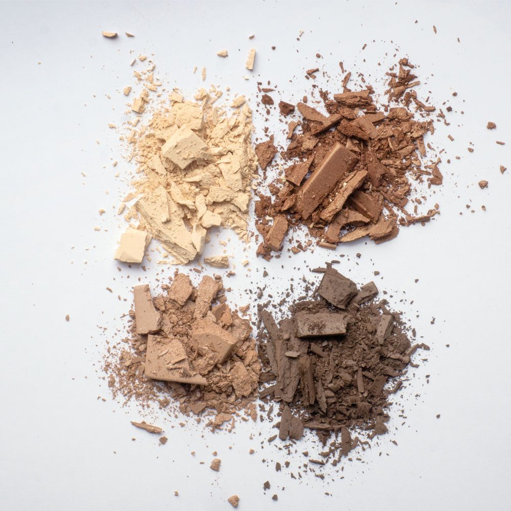 Benecos Lidschatten Natural Quattro Eyeshadow Coffee Cream, 8 g