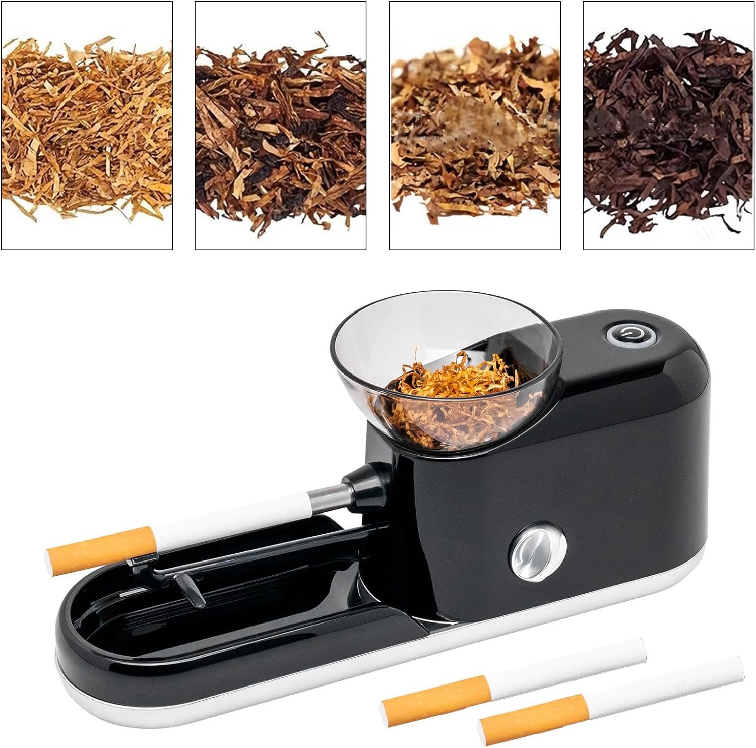 VEKROBOT Drehmaschine Drehmaschine Zigaretten 8.0/6.5 mm Selbstdreh Set inklusive Stopfgerät, (Tragbar für den Haushalt, 1-tlg., Ideal als Geschenk)