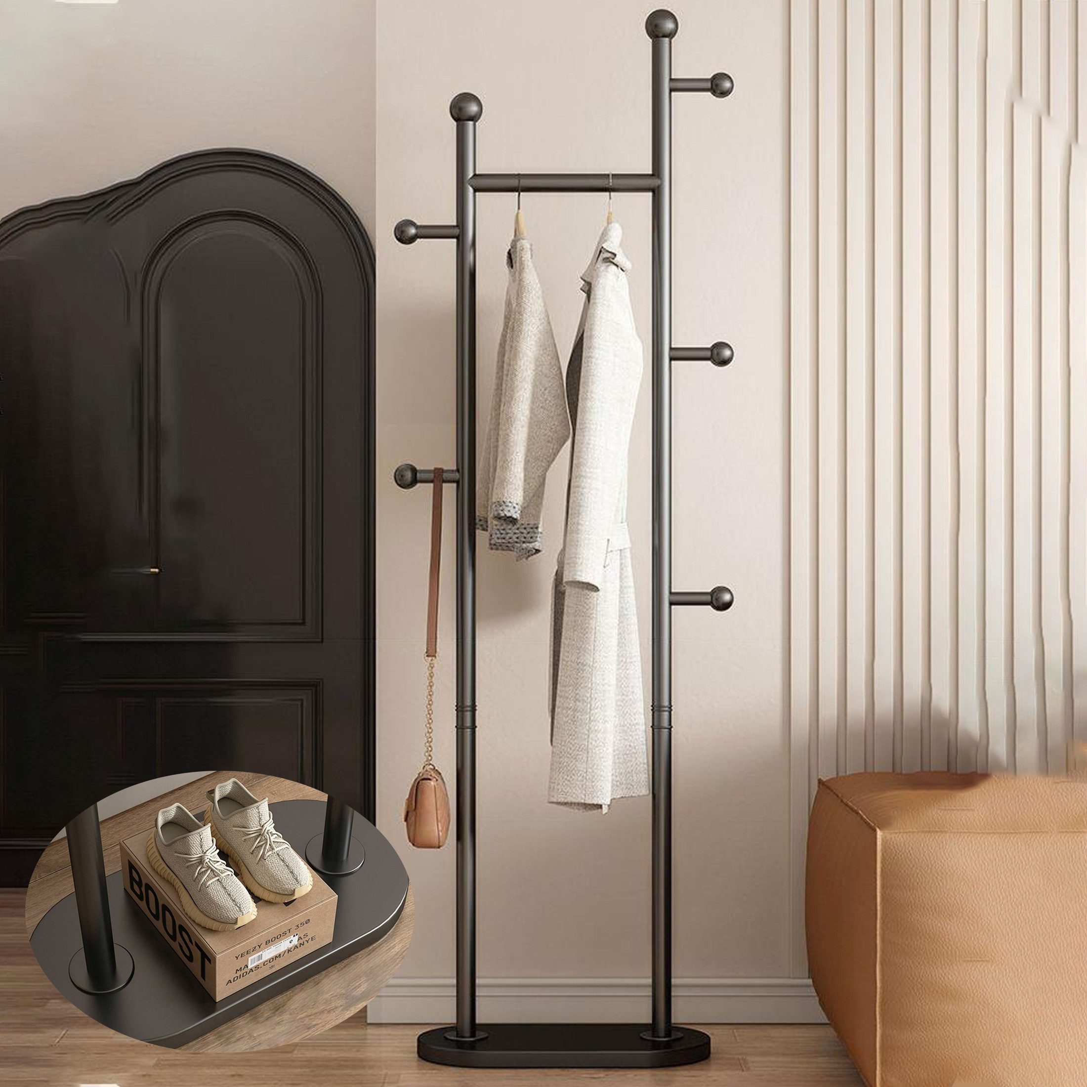 YINDN Kleiderständer 168 cm Kleiderstange, 5 günstig online kaufen