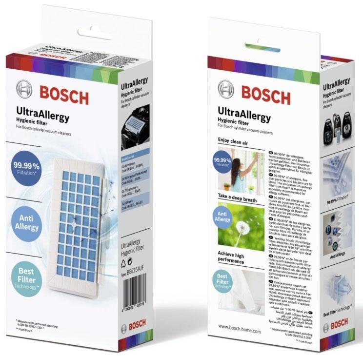 von BBZ154UF, für Hygieneabluftfilter BSGL5… BOSCH Staubsauger Zubehör Bosch der BGB7…, Baureihen UltraAllergy