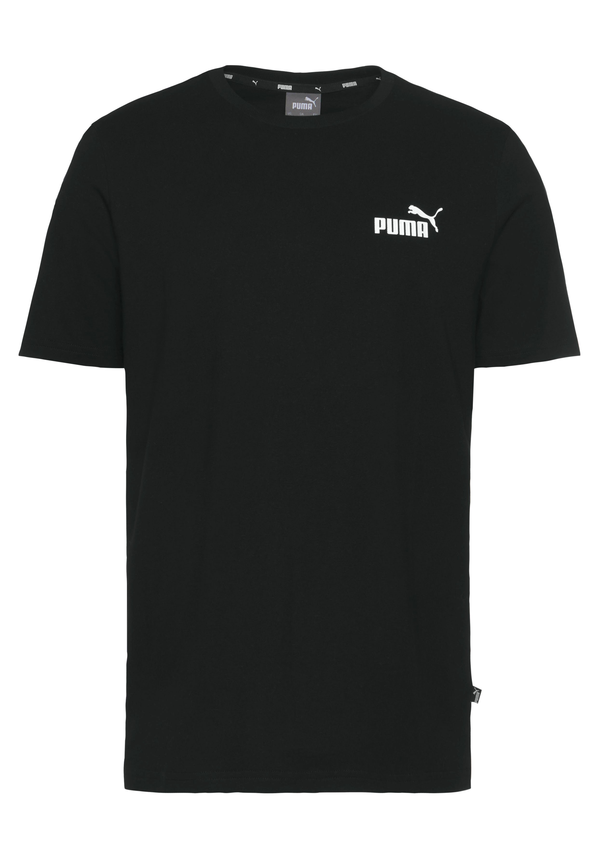 Black ESS+ TEE TAPE Puma T-Shirt PUMA