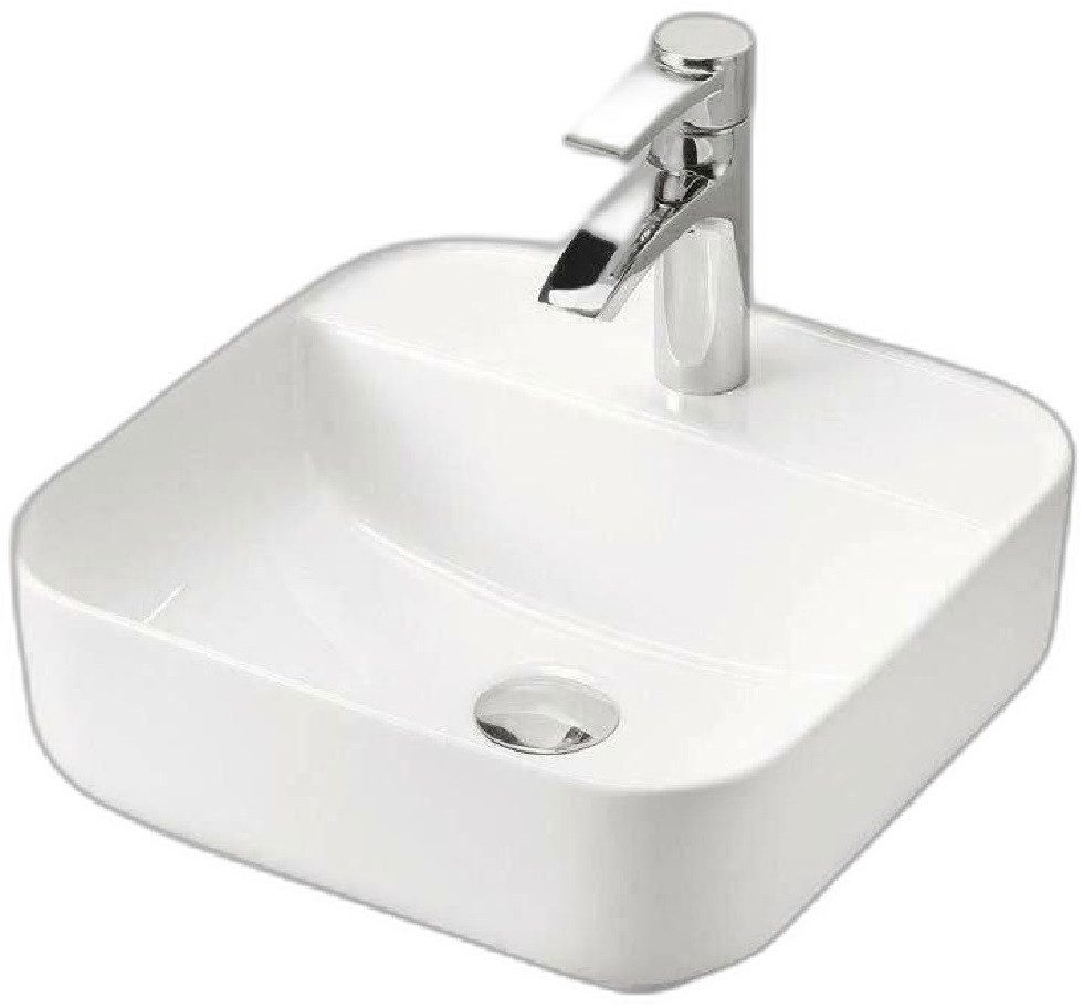 Xlmoebel Waschbecken Waschkommode in Weiß mit Spülbecken aus italienischer Handwerkskunst (1-St., Waschbecken), Hergestellt in Europa