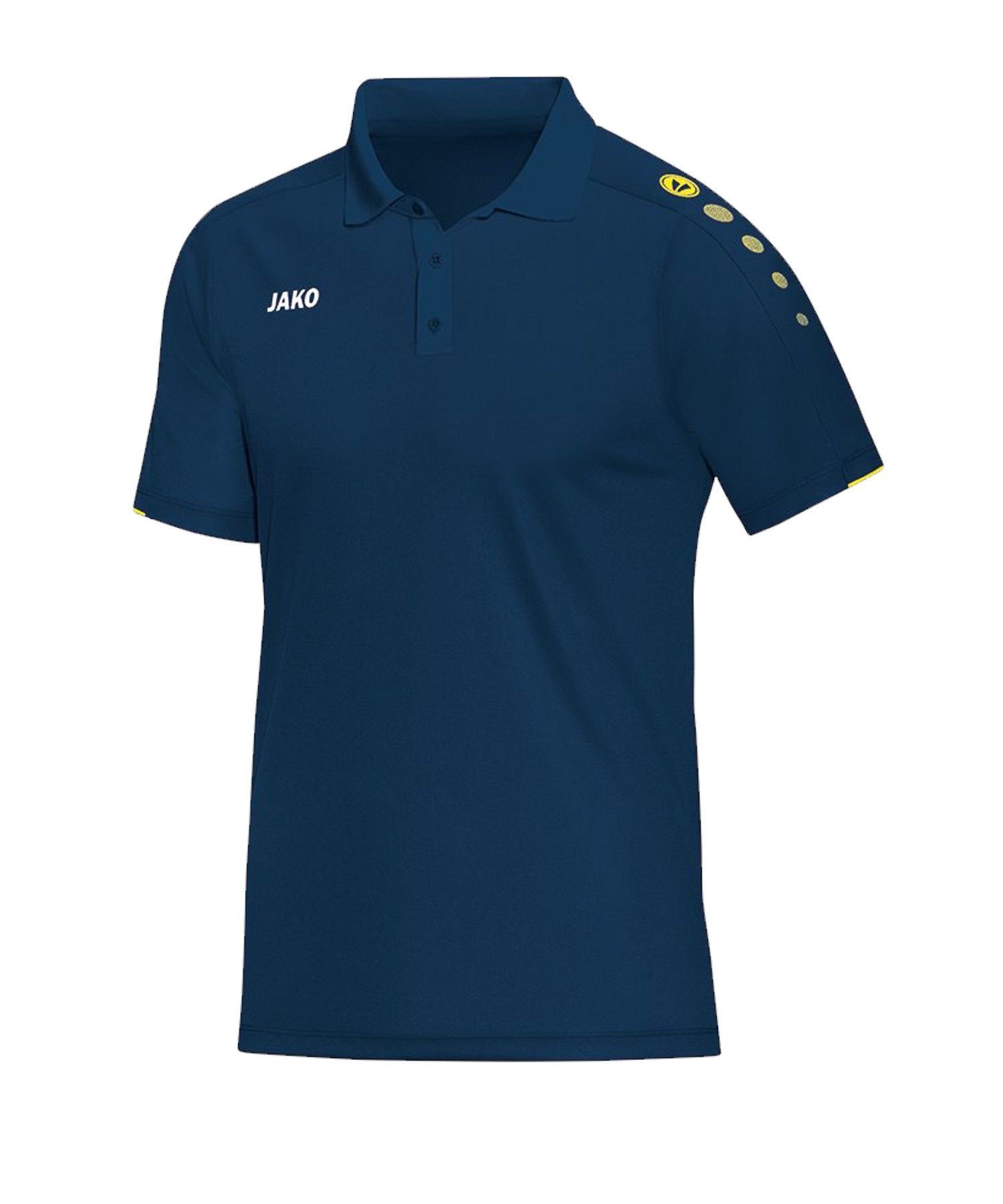 Jako T-Shirt Classico Poloshirt default BlauGelb | 