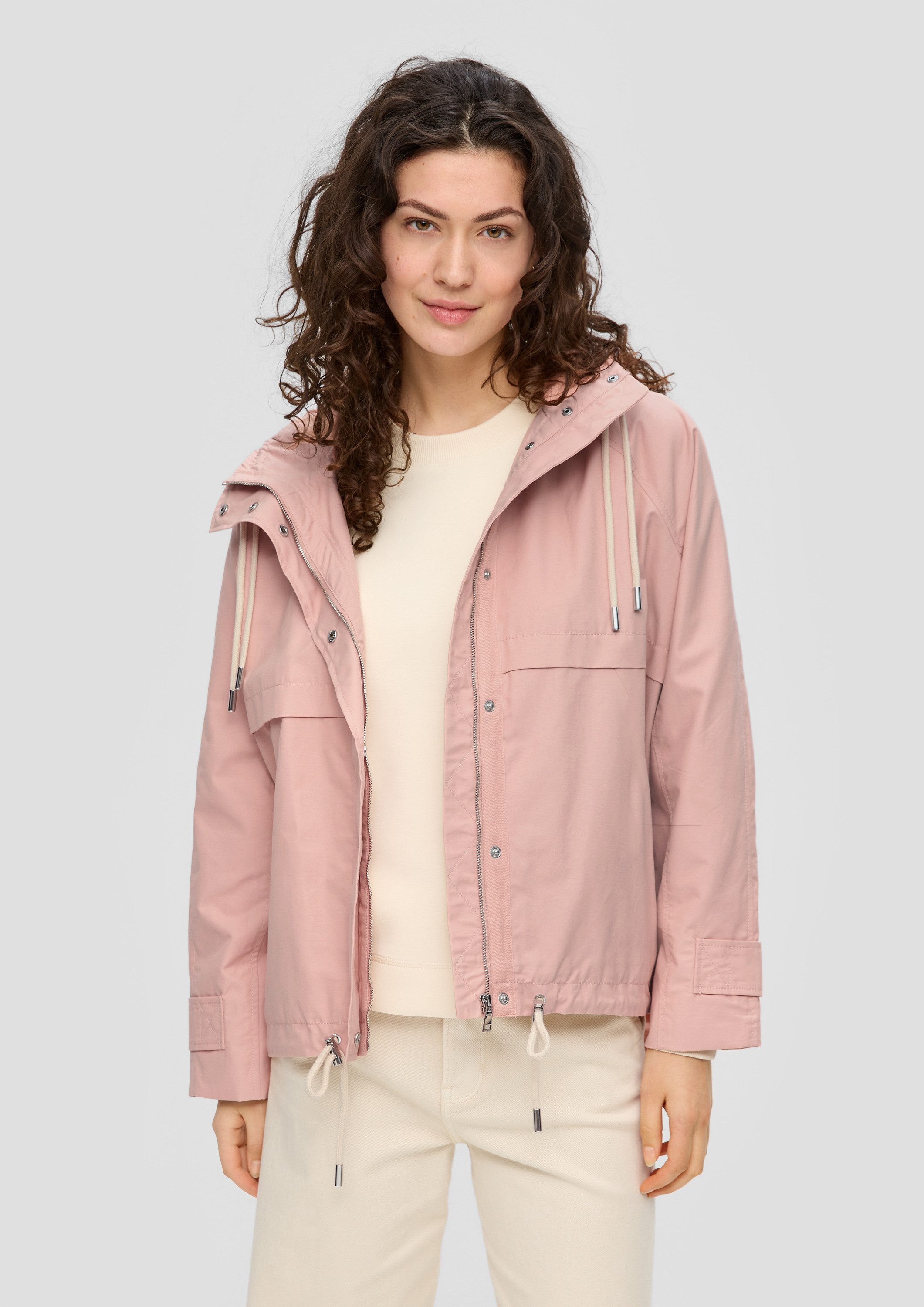 s.Oliver Funktionsjacke Outdoor-Jacke Kapuzenjacke mit Garment günstig online kaufen