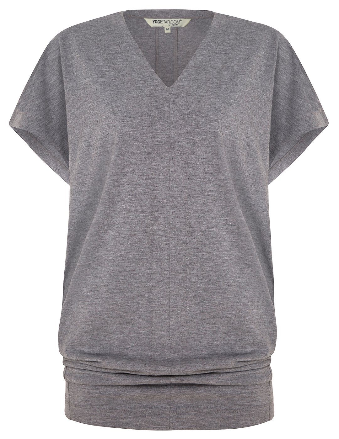 Yogistar Yoga & Relax Shirt Yoga T-Shirt Freedom (1-tlg) Hüftbedeckendes Top mit V-Ausschnitt und tollem Schnitt.
