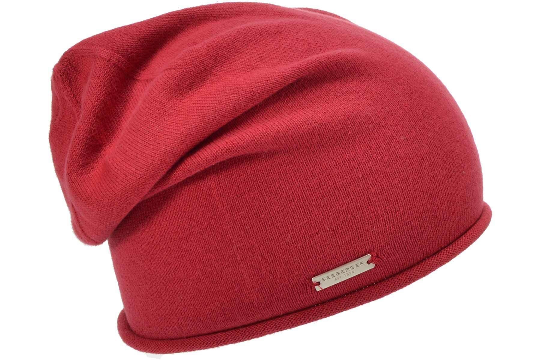 Seeberger Beanie 100% Baumwoll Headsock mit Rollkante 53605-0 günstig online kaufen