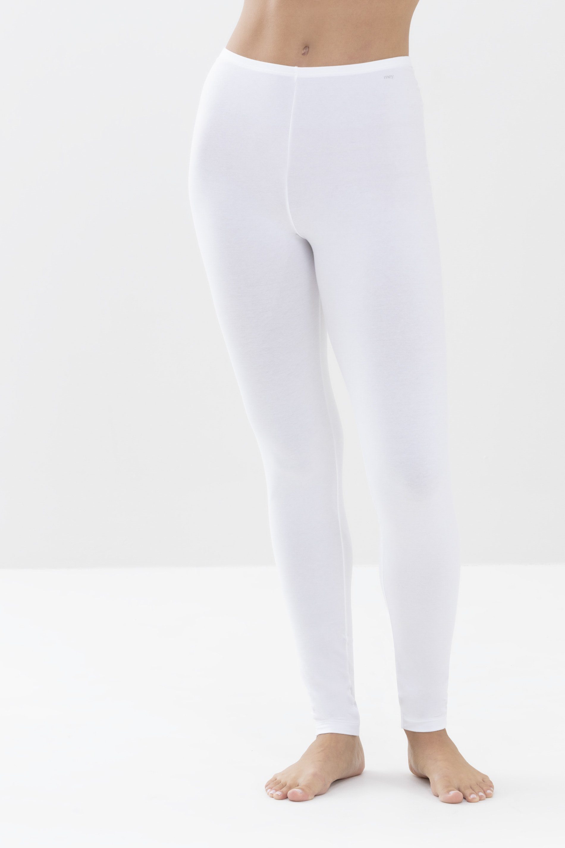 Serie (1-tlg) Superfine Uni Mey Organic Weiss Leggings