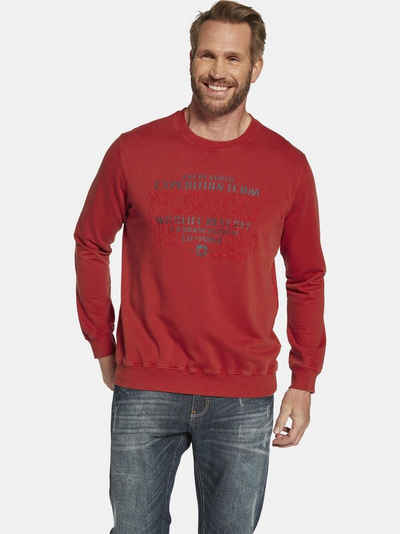 Jan Vanderstorm Sweatshirt AZZO mit großem Print