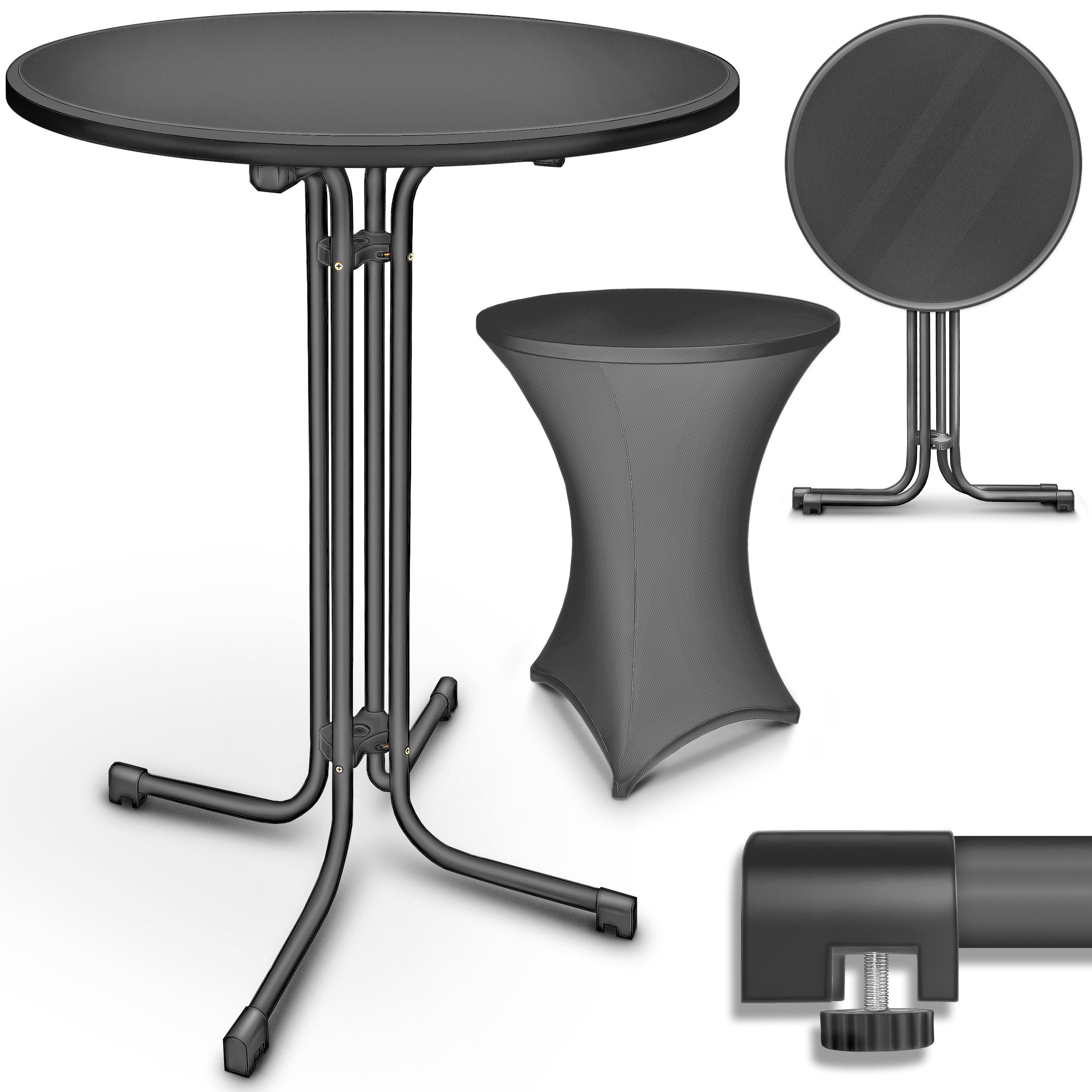 tillvex Stehtisch tillvex® Stehtisch klappbar Bistrotisch günstig online kaufen