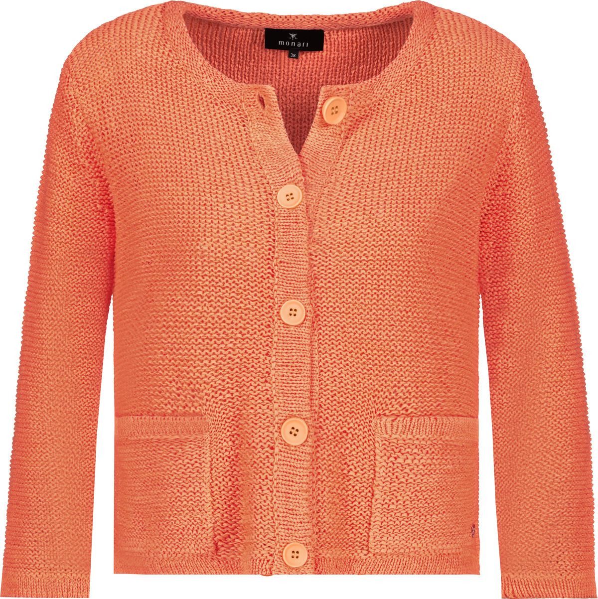 Steppjacke Strickjacke, apricot