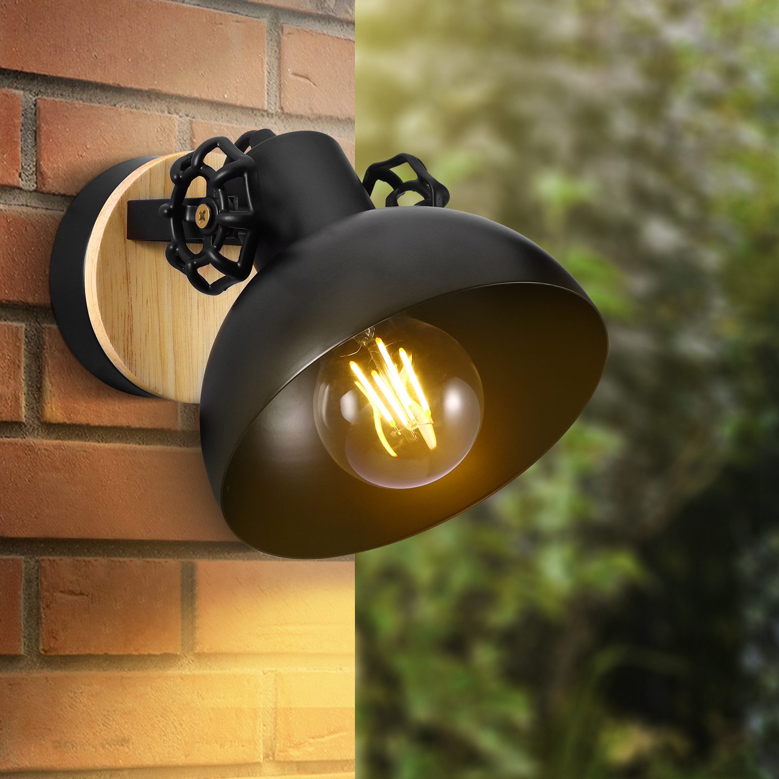 BlingBin Wandleuchte Retro Wandleuchte im Industrial günstig online kaufen