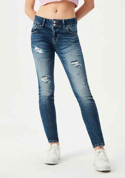 LTB Slim-fit-Jeans »MOLLY M« mit langem, schmalem Beinverlauf, normal hoher Leibhöhe und mit Stretch-Anteil im 5-Pocket Stil