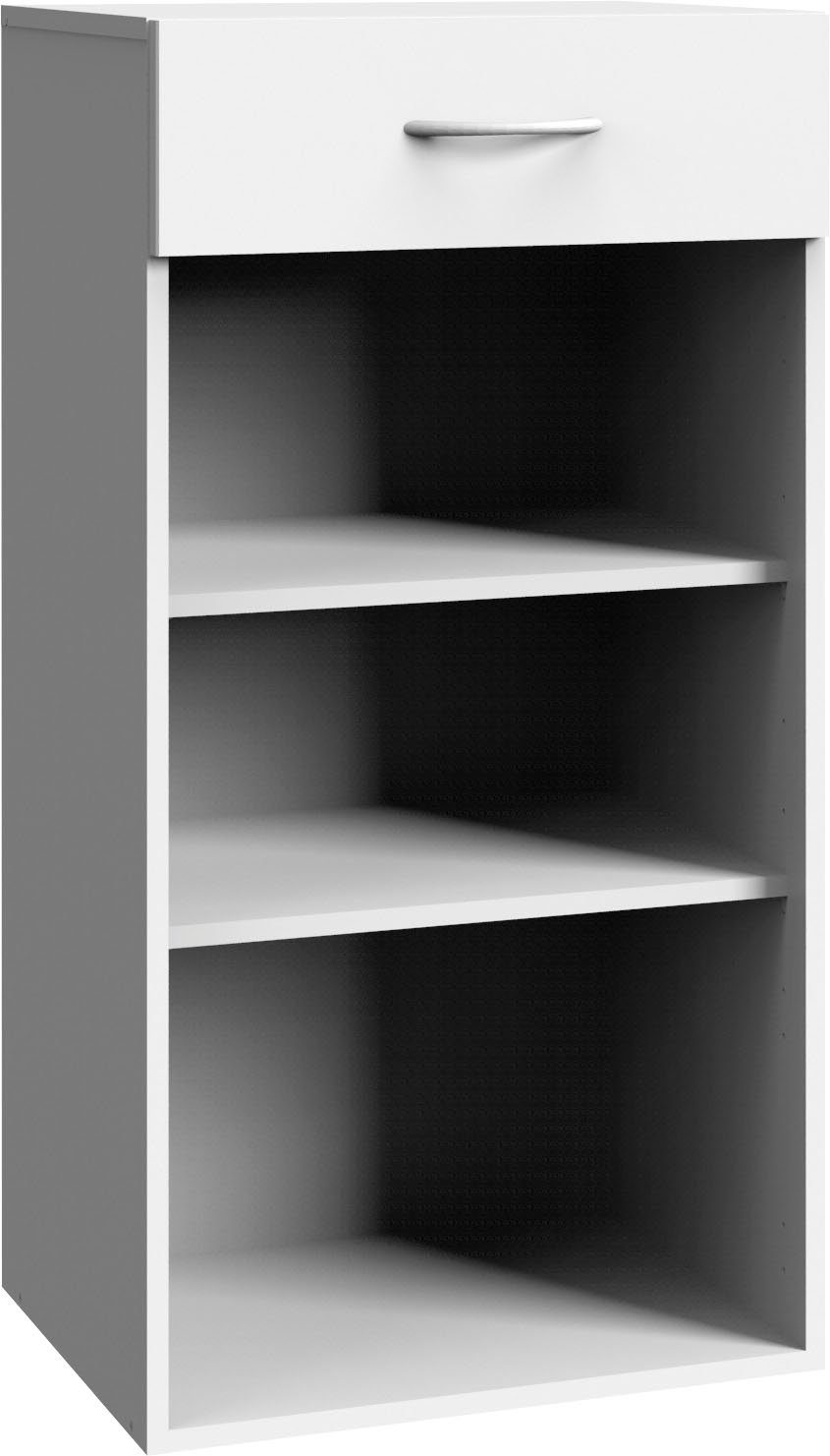 Weiß Weiß Regal Multiraumkonzept, 50 cm Breite | Wimex