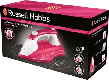 RUSSELL HOBBS Dampfbügeleisen 26480-56 Light and Easy Brights Berry, 2400 W