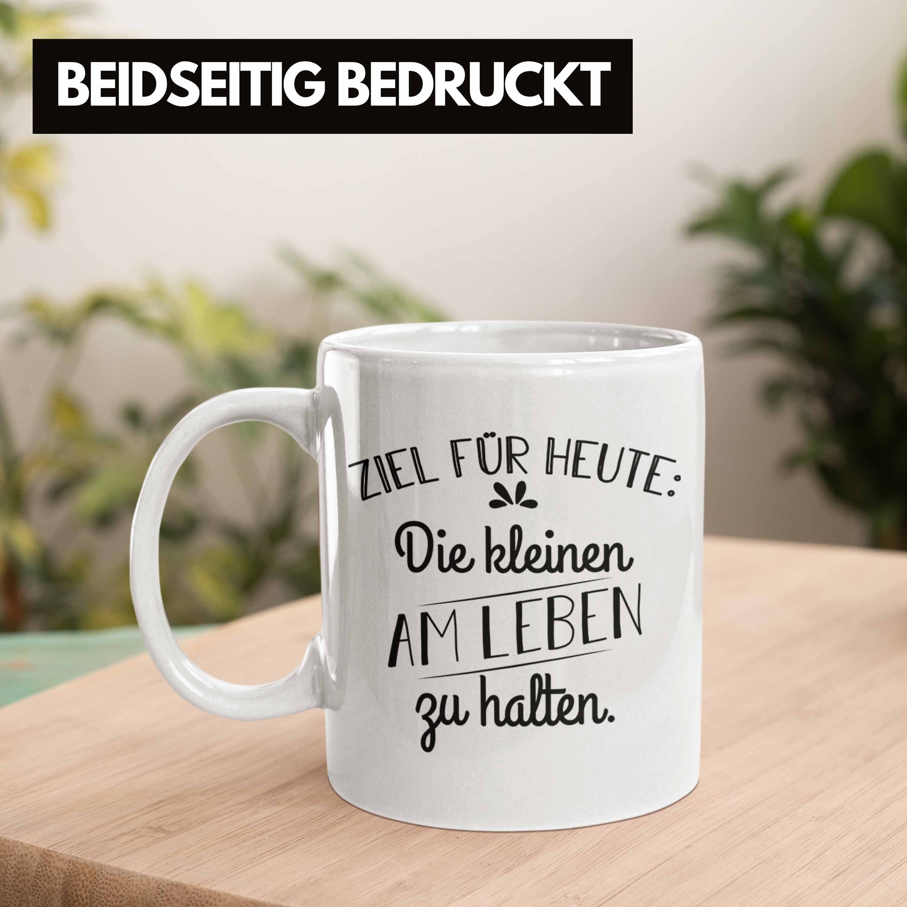 Tasse Kaffeetasse Tasse Erzieherin Lustige - Trendation Kindergärtnerin Spruch Erzieher mit Trendation Weiss Tasse für Geschenk Kindergarten Spruch