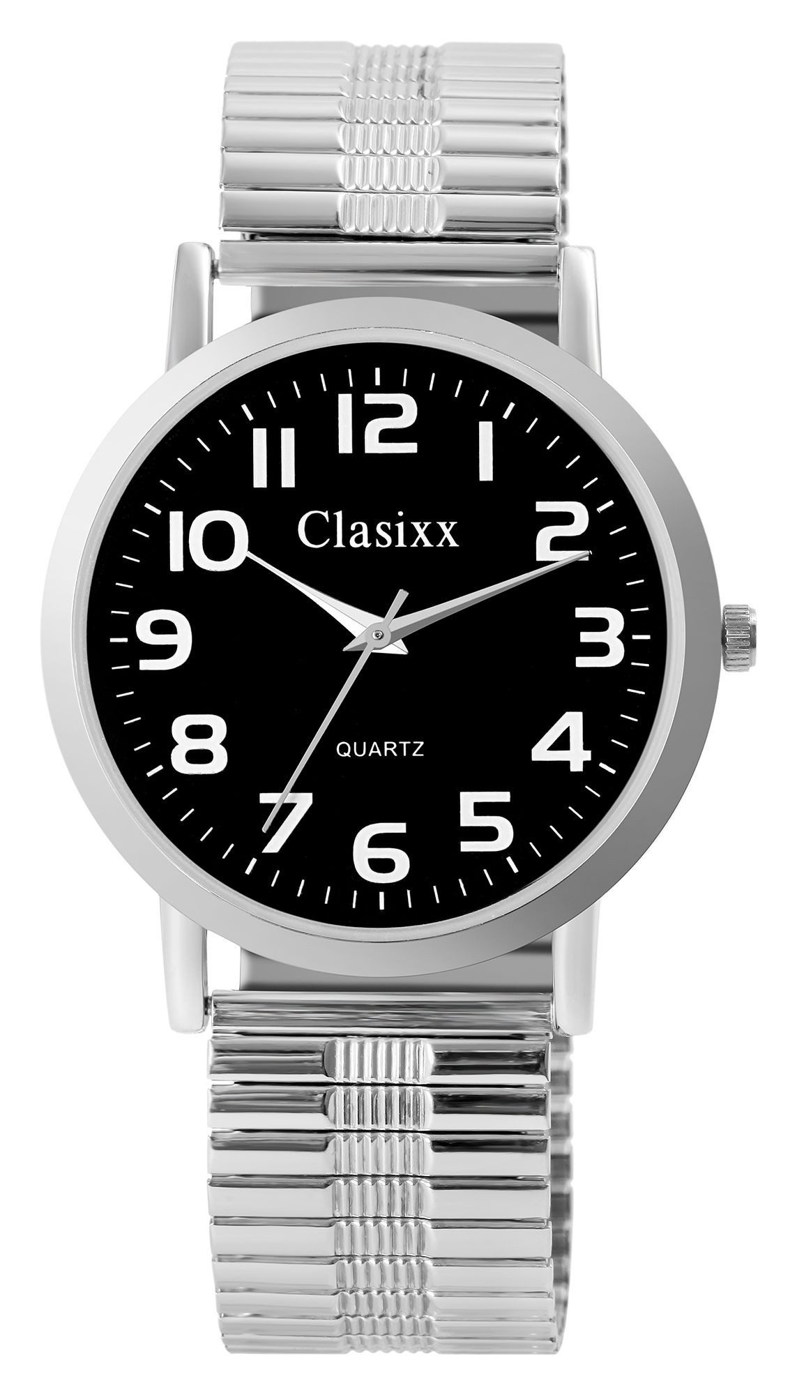 Clasixx Quarzuhr CX0002 Edelstahl Zugarmband, Quartzuhr, klassisch, Herrenu günstig online kaufen