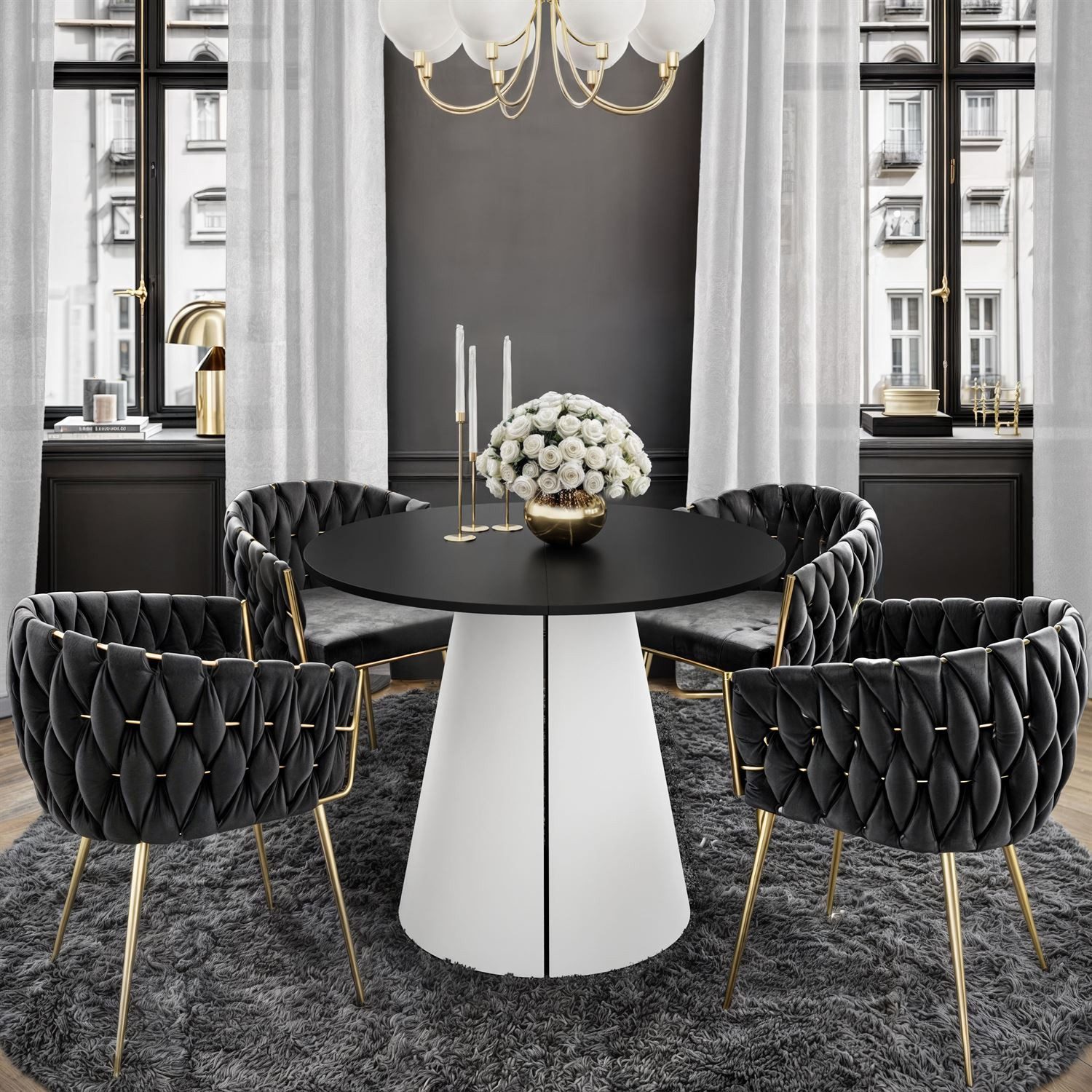 Lookway Esstisch LAVA Runder ausziehbarer Tisch günstig online kaufen