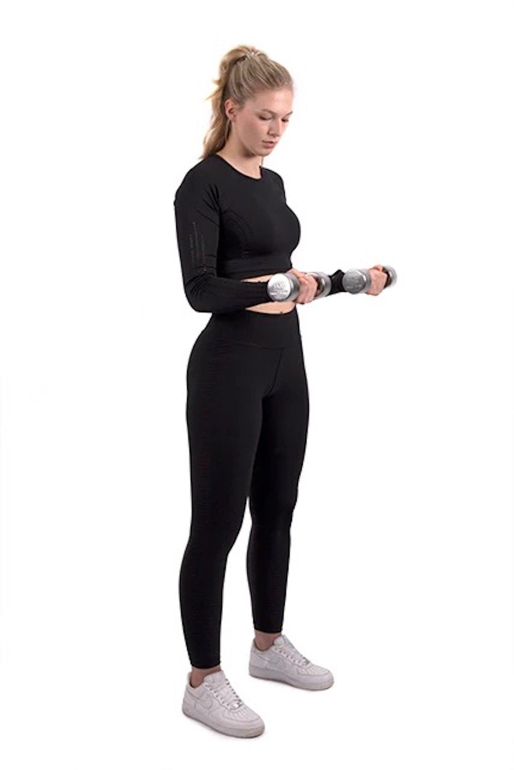 Trendy Sport Hantel Ergonomische Kompakte Chrom Kurzhanteln 2x 2KG