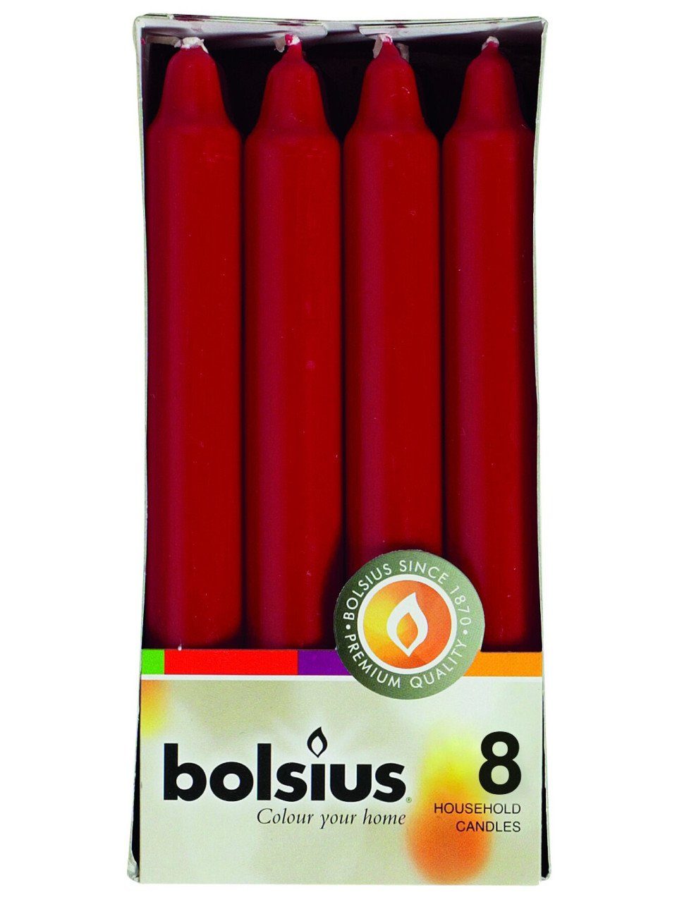 Bolsius Spitzkerze Bolsius Haushaltskerzen altrot, Höhe günstig online kaufen