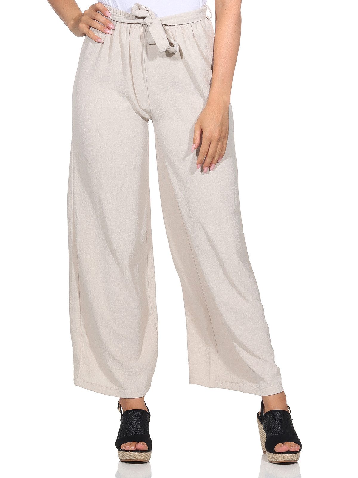 simaranda Palazzohose Damen Hose 182 Beige günstig online kaufen