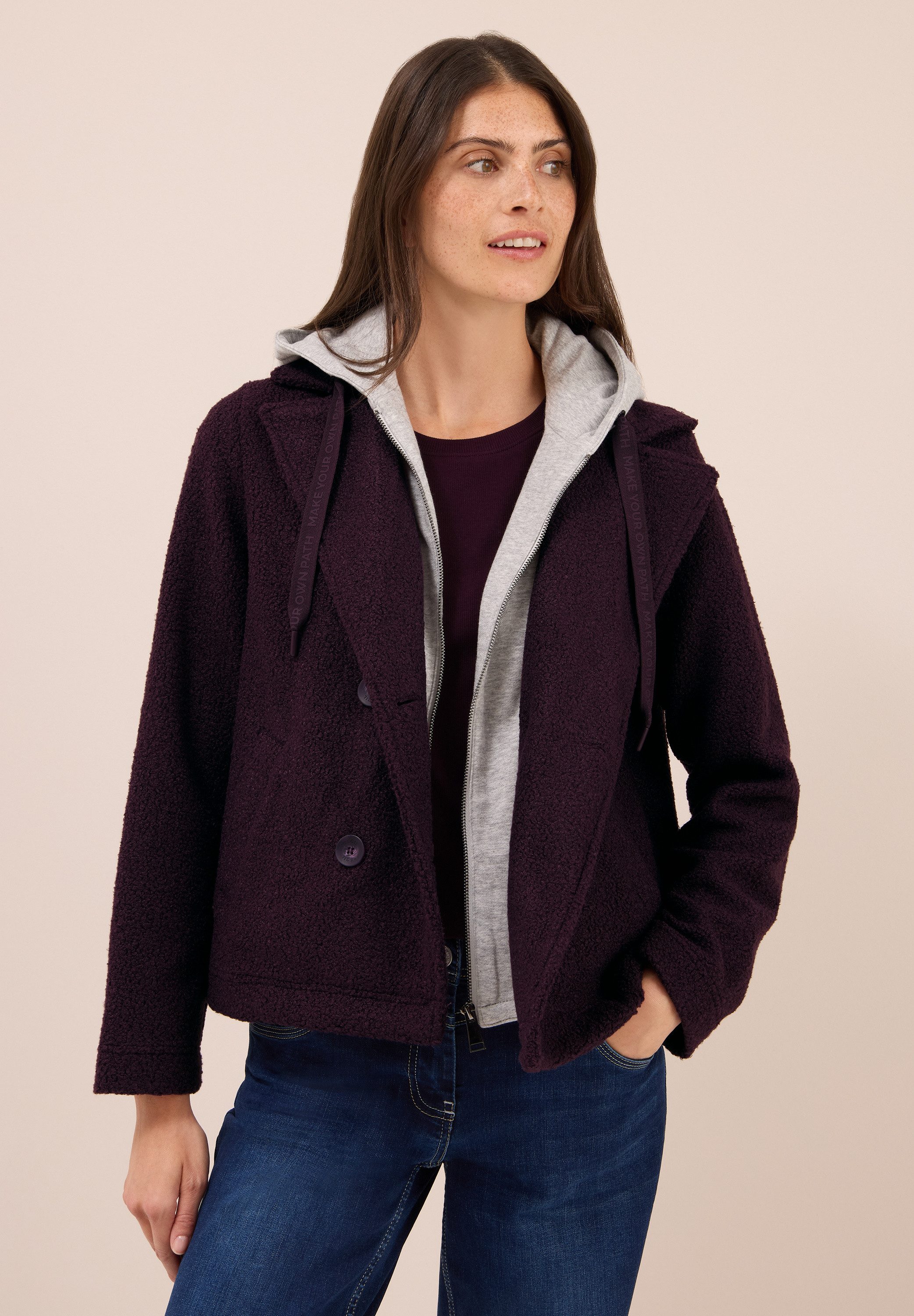 CECIL Outdoorjacke mit abnehmbarer Kapuze günstig online kaufen