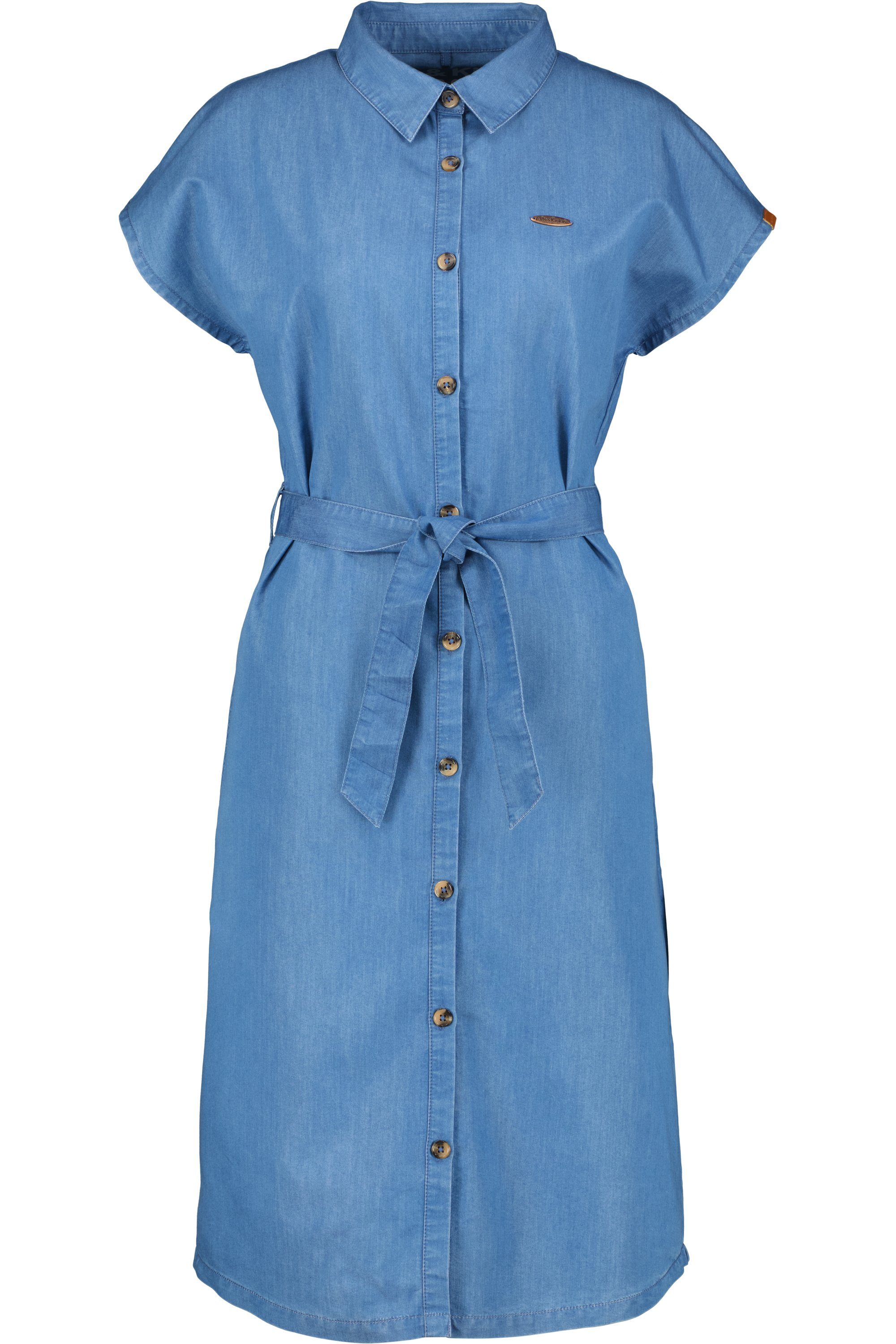 Kleid Jeanskleid washed Damen Alife DNM & light Kickin MaeveAK Jeanskleid, A Shirt Dress denim