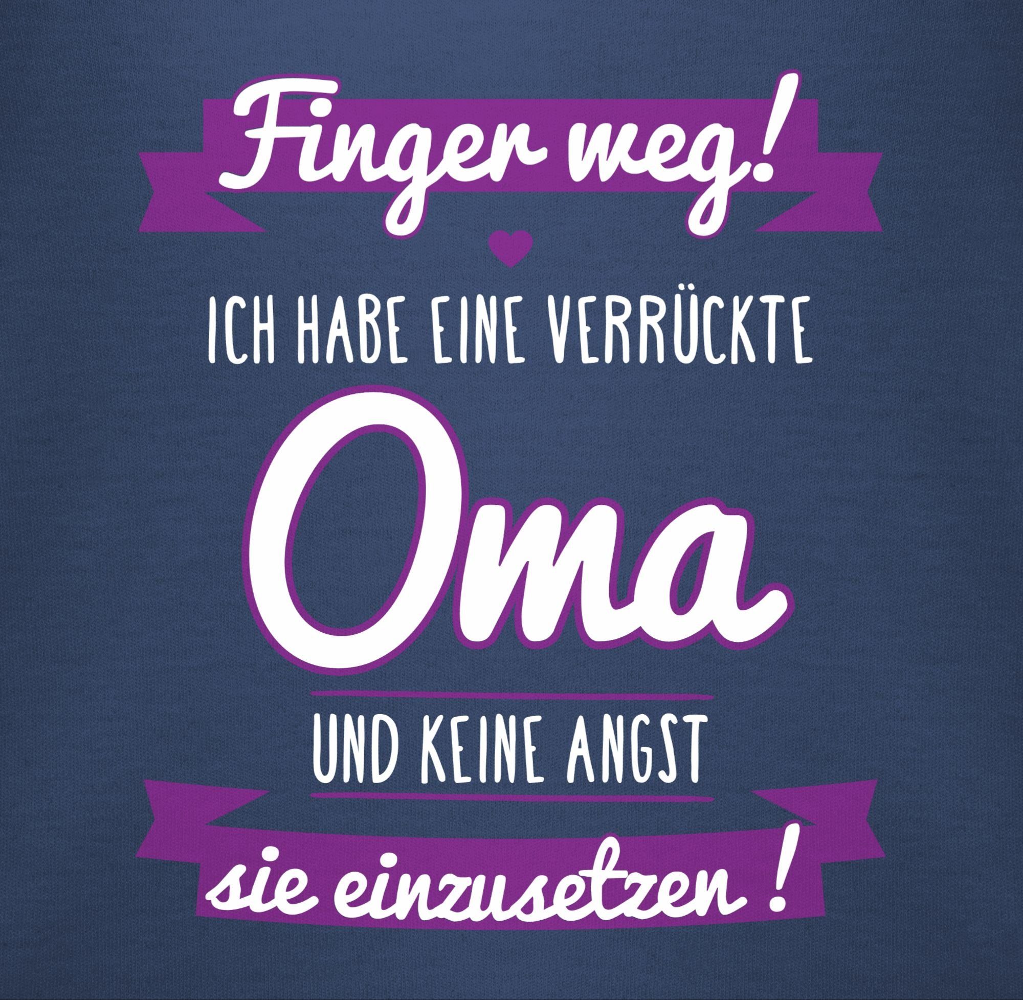 Shirtracer Shirtbody Finger weg ich habe eine verrückte Oma I Sprüche Baby