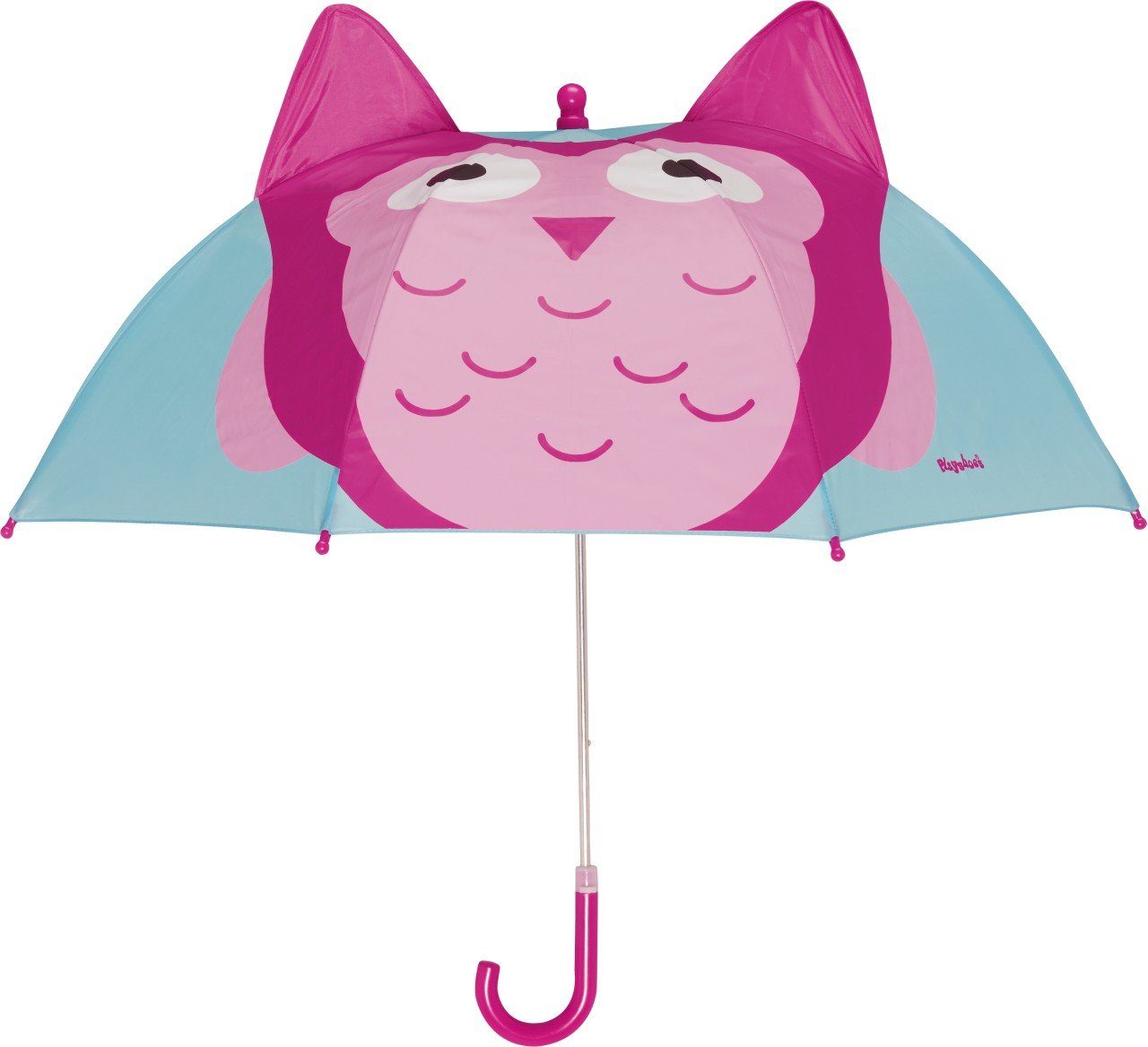Playshoes Stockregenschirm Regenschirm Eulen, Applikation: Eule mit Öhrchen