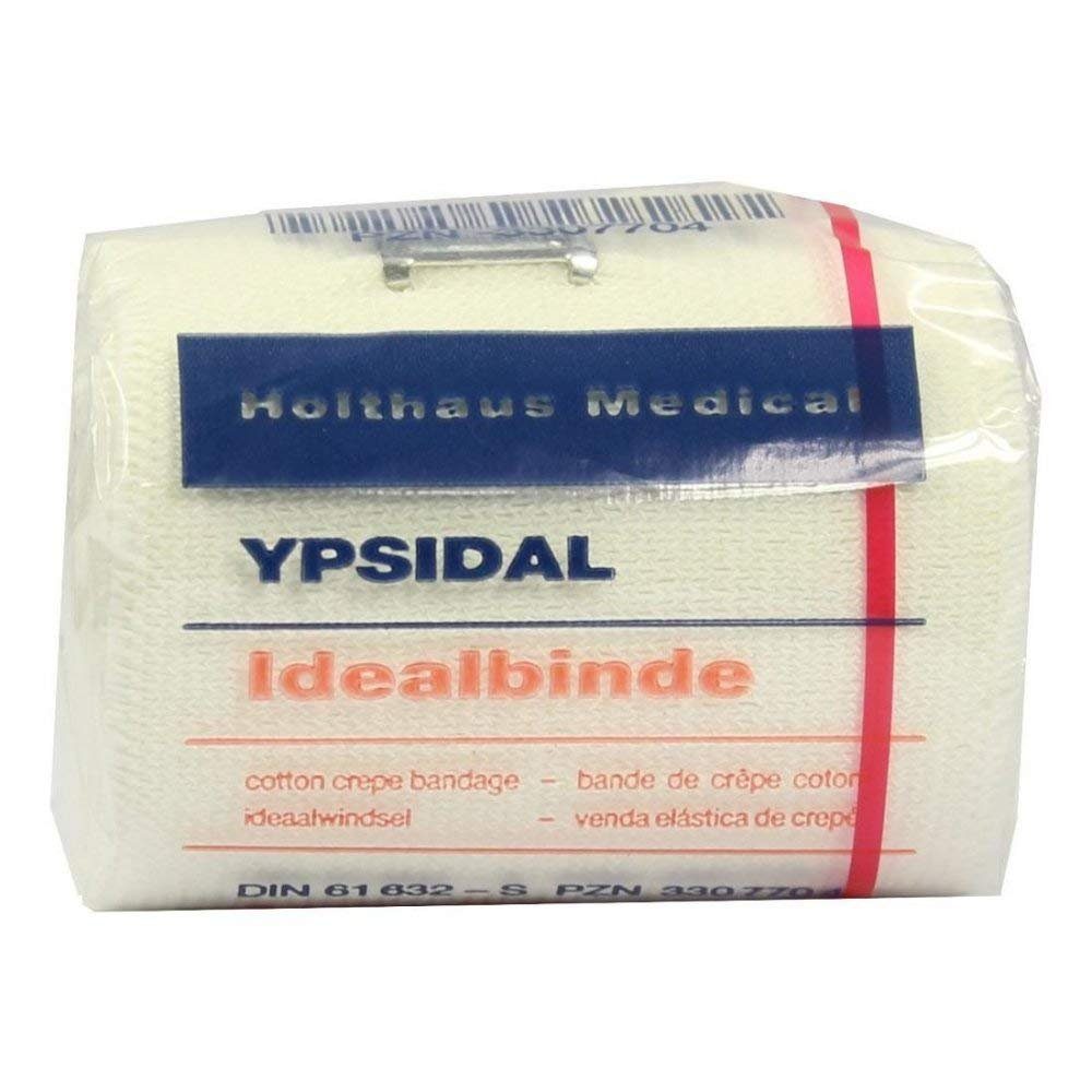 Holthaus Medical Wundpflaster YPSIDAL Idealbinde DIN 61 632, 6 cm x 5 m, Zellglas + Schachtel