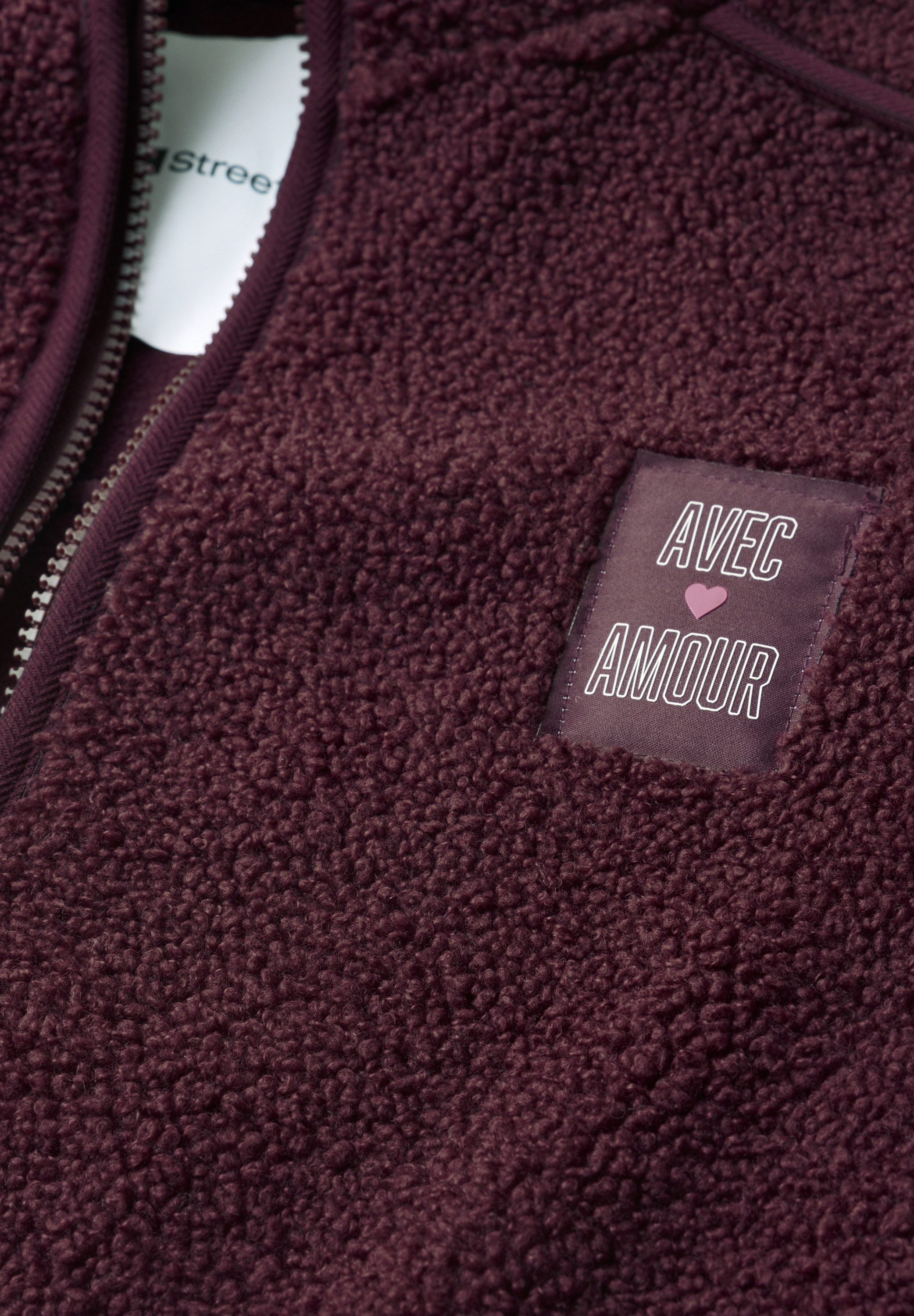 STREET ONE Fellimitatjacke mit Stehkragen – Bild 5 von 5